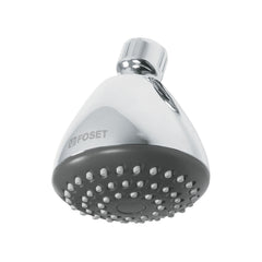 Regadera redonda 3-1/4', ABS, sin brazo, cromo, AERO