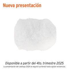 Bolsa c/1 felpa para mini rodillo poliéster 4'x3/4', TRUPER
