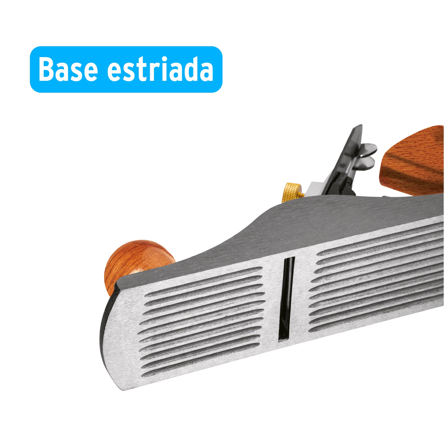 Cepillo para carpintero 5 base estriada, TRUPER