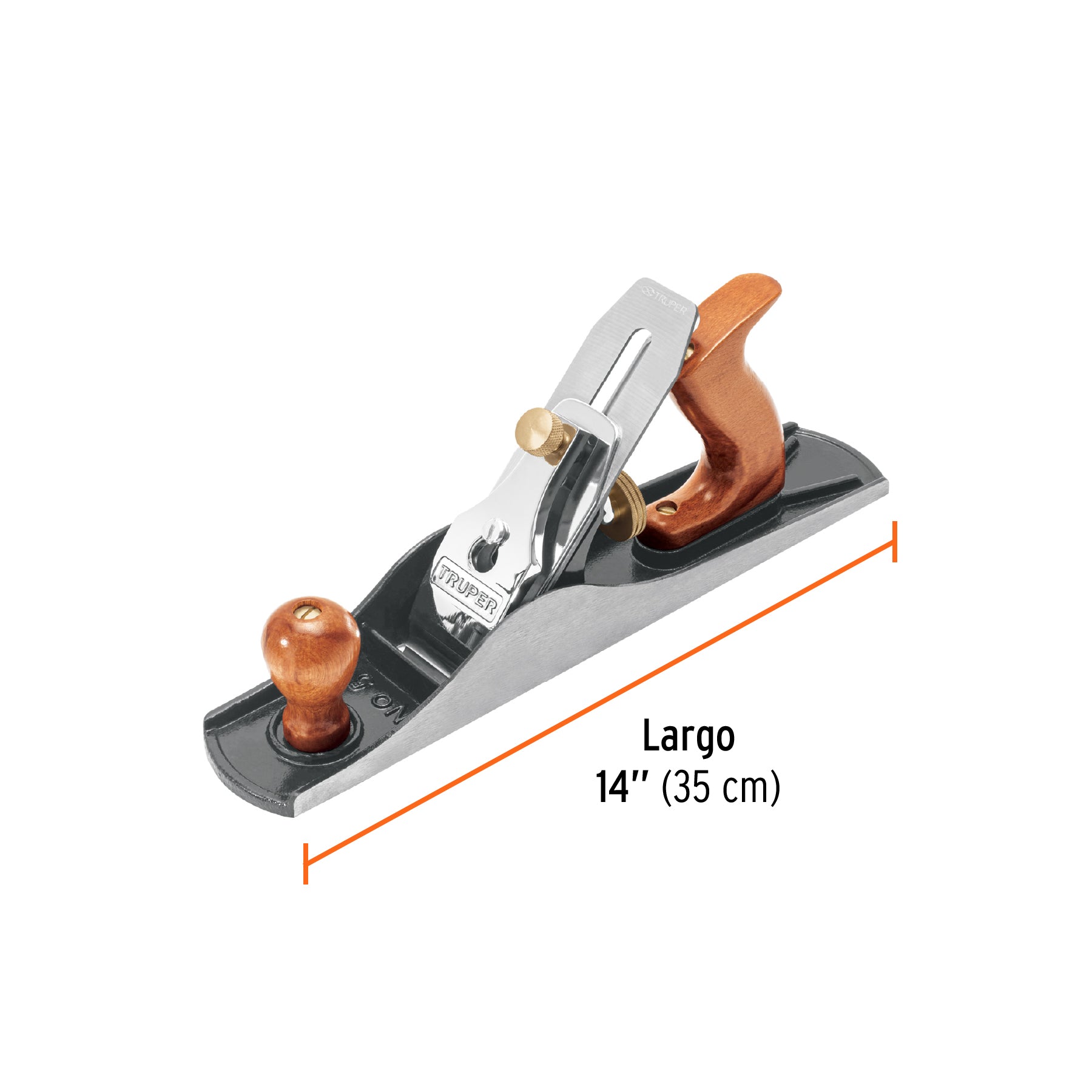 Cepillo para carpintero 5 base estriada, TRUPER