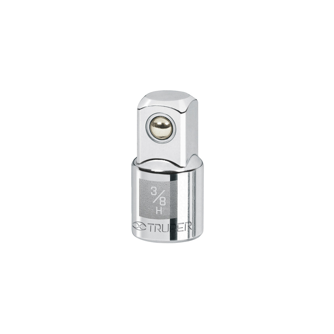 Adaptador para matraca de cuadro 3/8" a cuadro 1/2", TRUPER