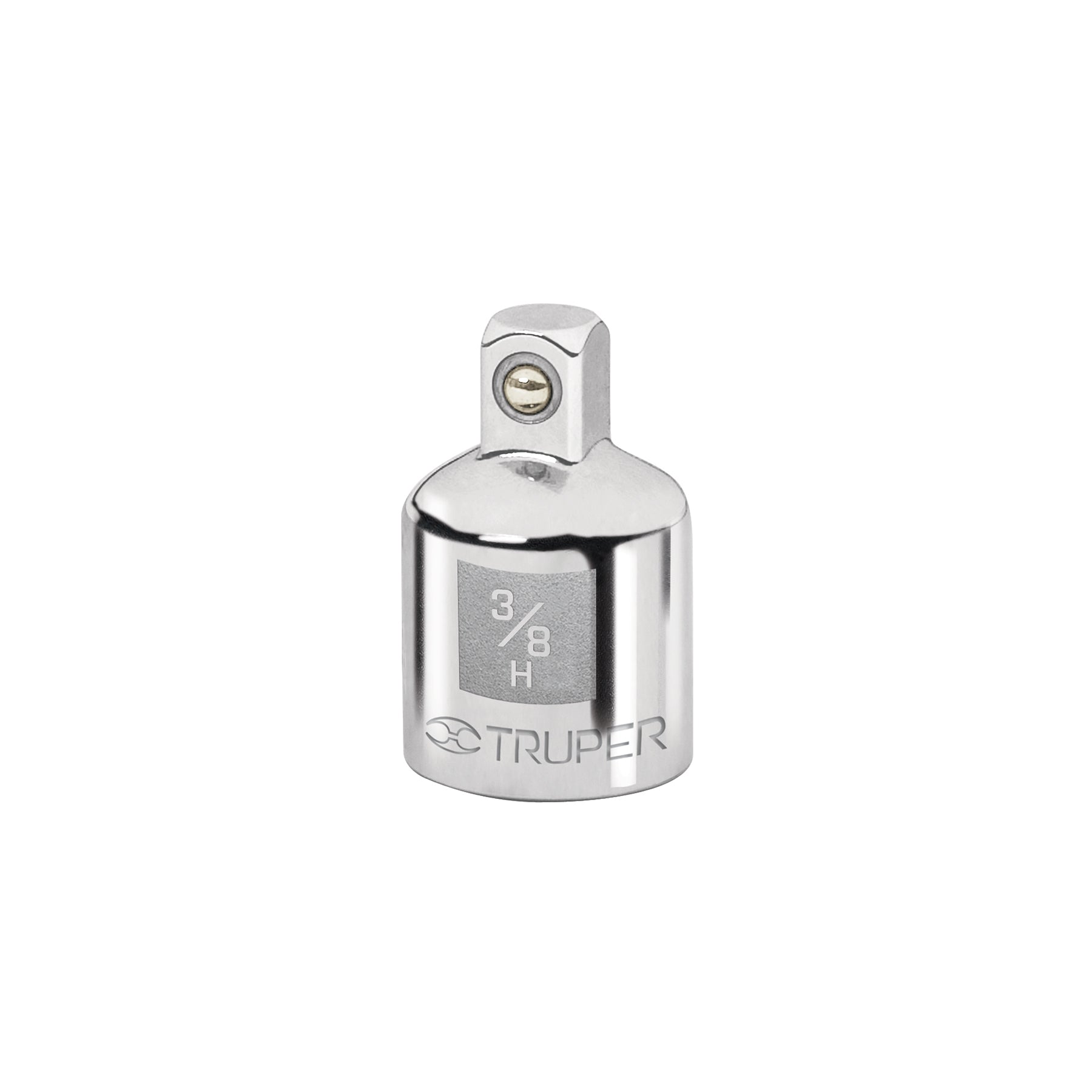 Adaptador para matraca de cuadro 3/8" a cuadro 1/4", TRUPER