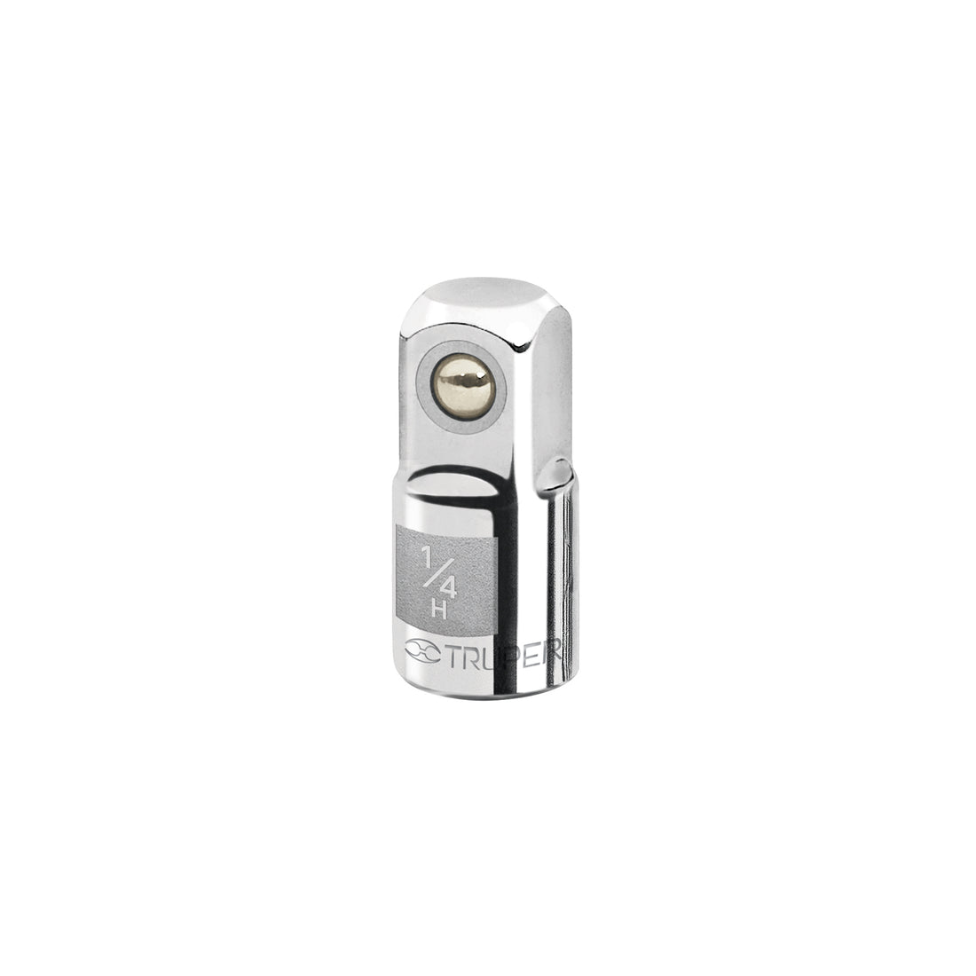 Adaptador para matraca de cuadro 1/4" a cuadro 3/8", TRUPER