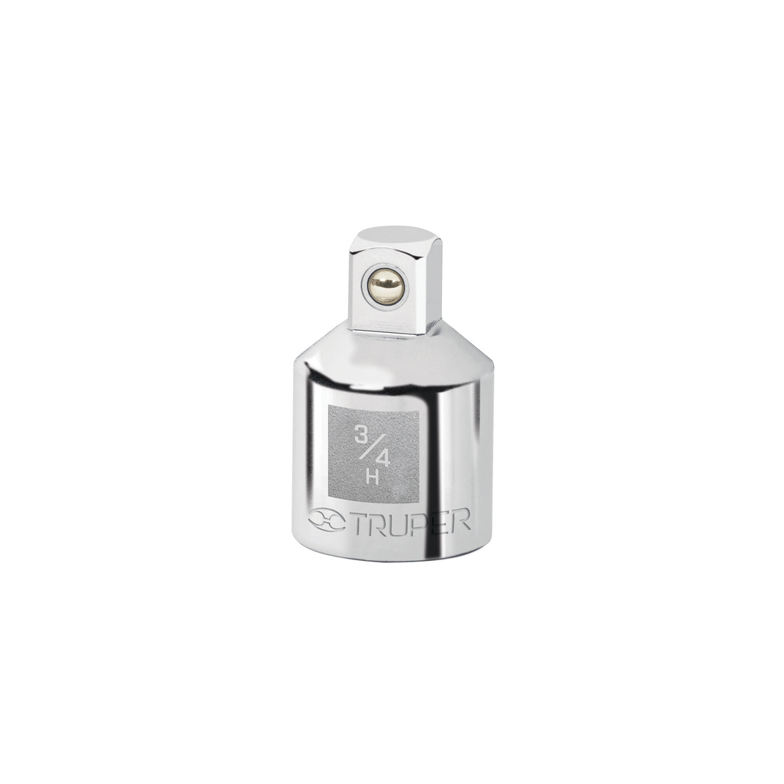 Adaptador para matraca de cuadro 3/4" a cuadro 1/2", TRUPER