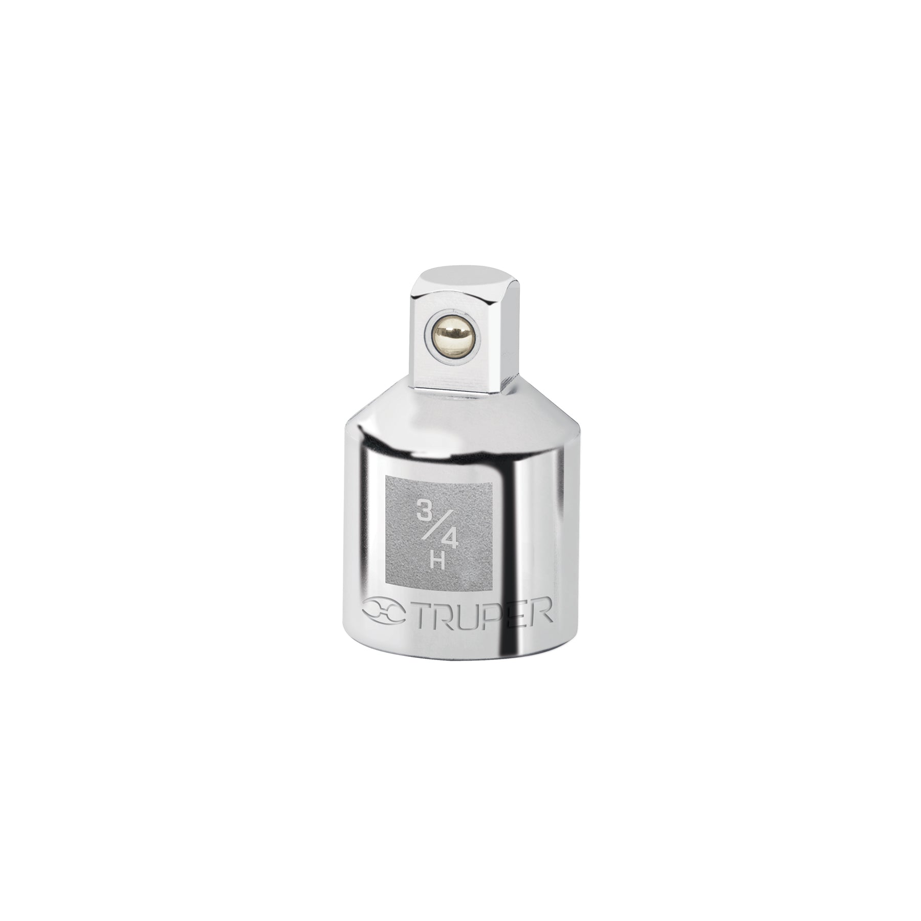 Adaptador para matraca de cuadro 3/4" a cuadro 1/2", TRUPER