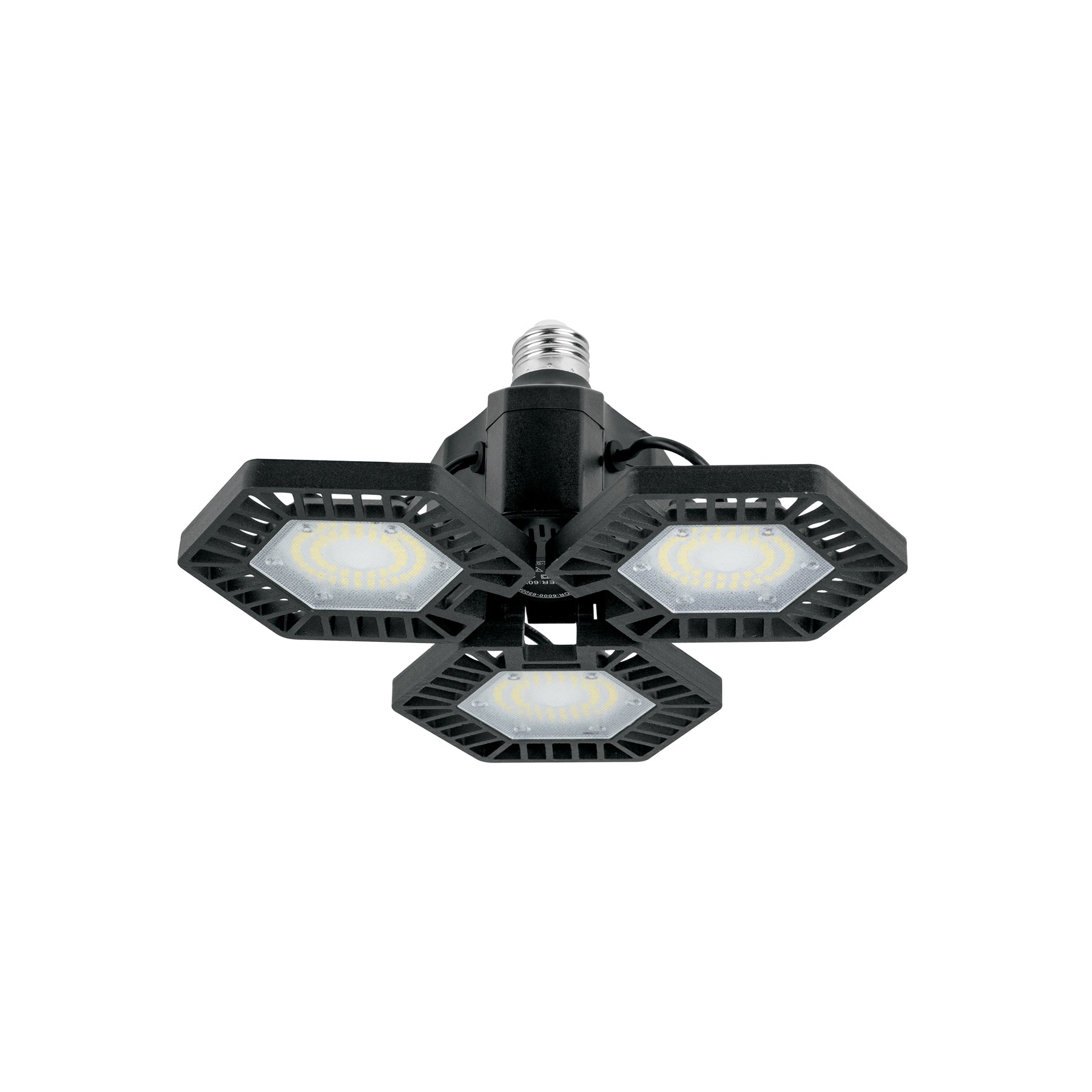 Luminario LED 50W 6500K con 3 paneles abatibles, VOLTECK