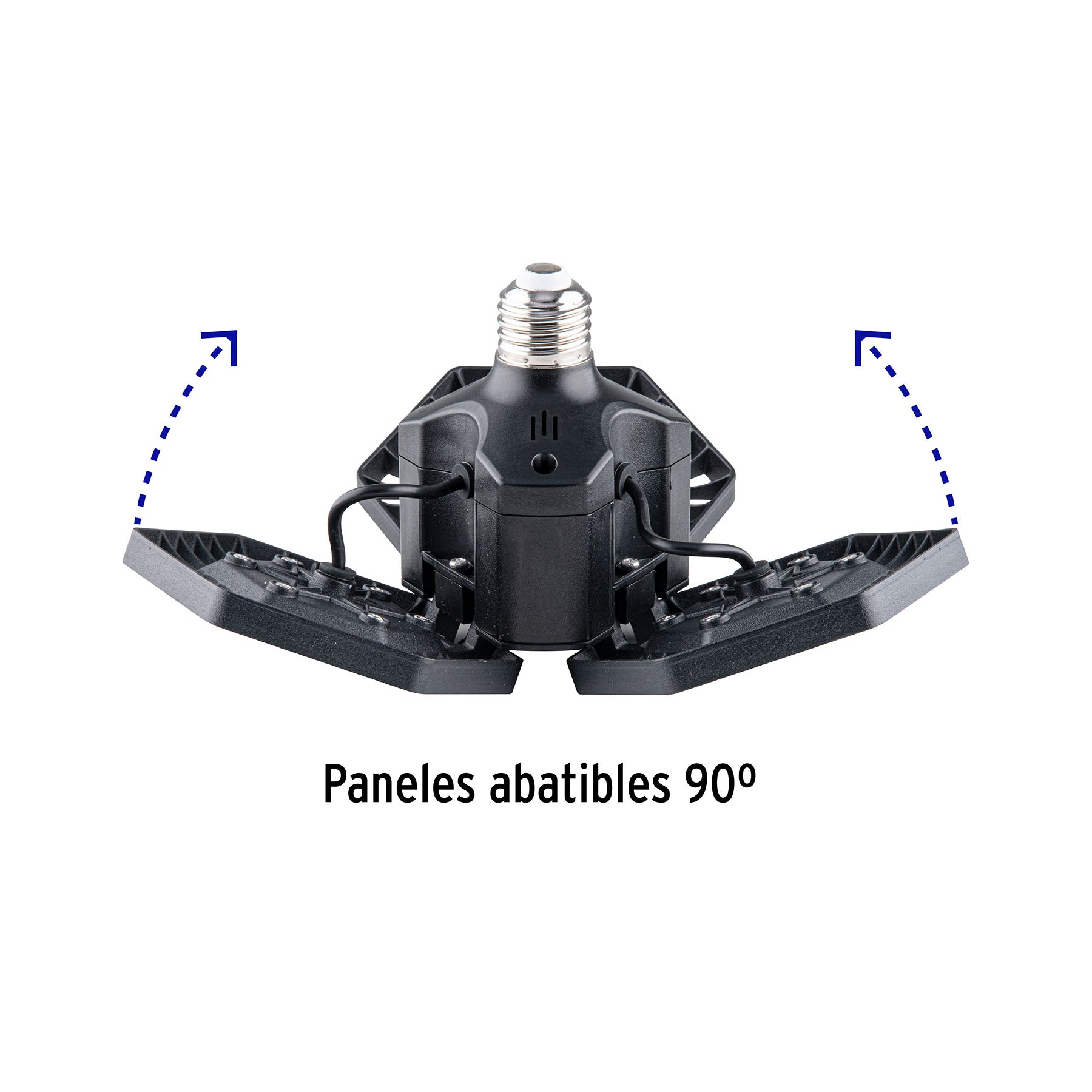 Luminario LED 50W 6500K con 3 paneles abatibles, VOLTECK