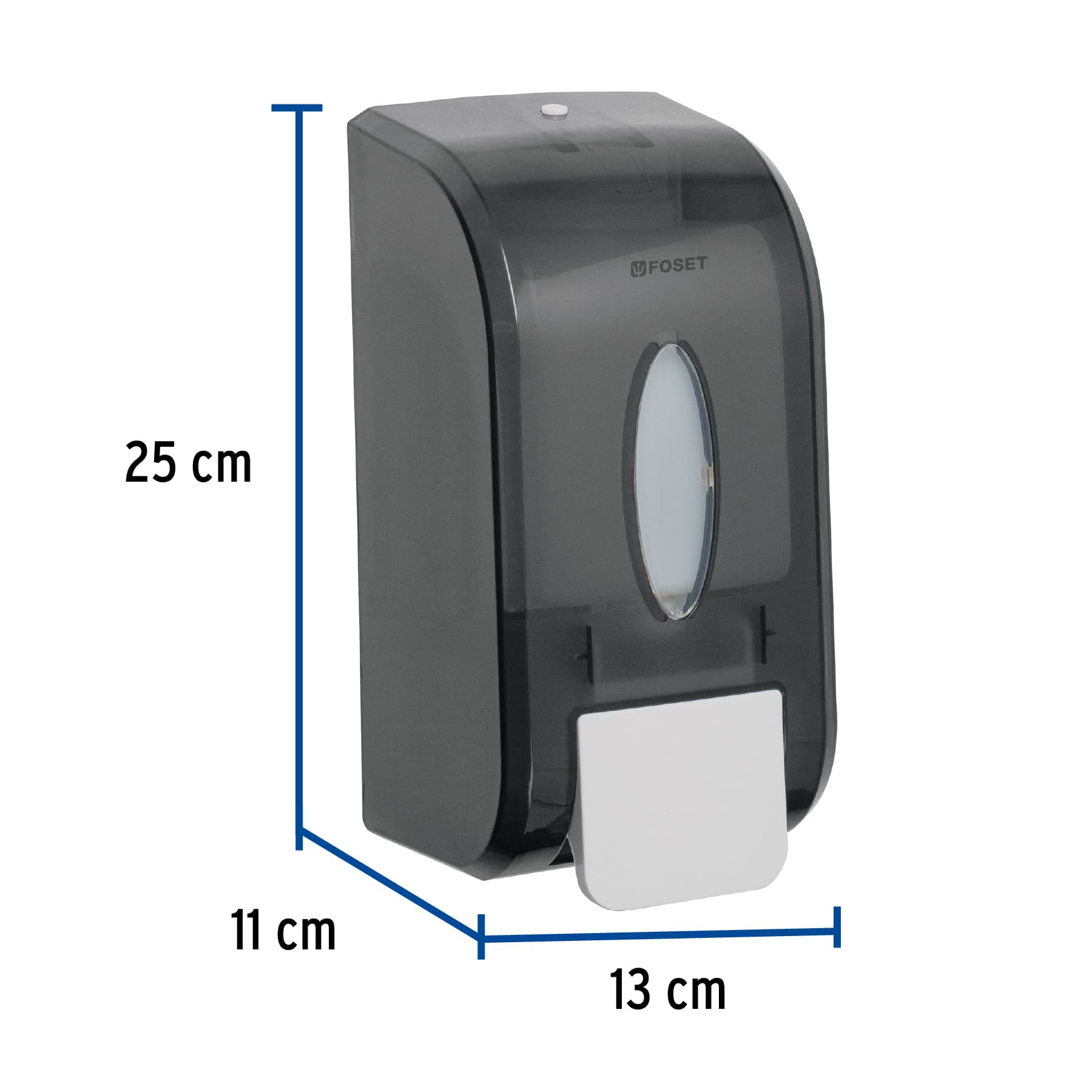 Dosificador de ABS para jabón líquido, humo, FOSET