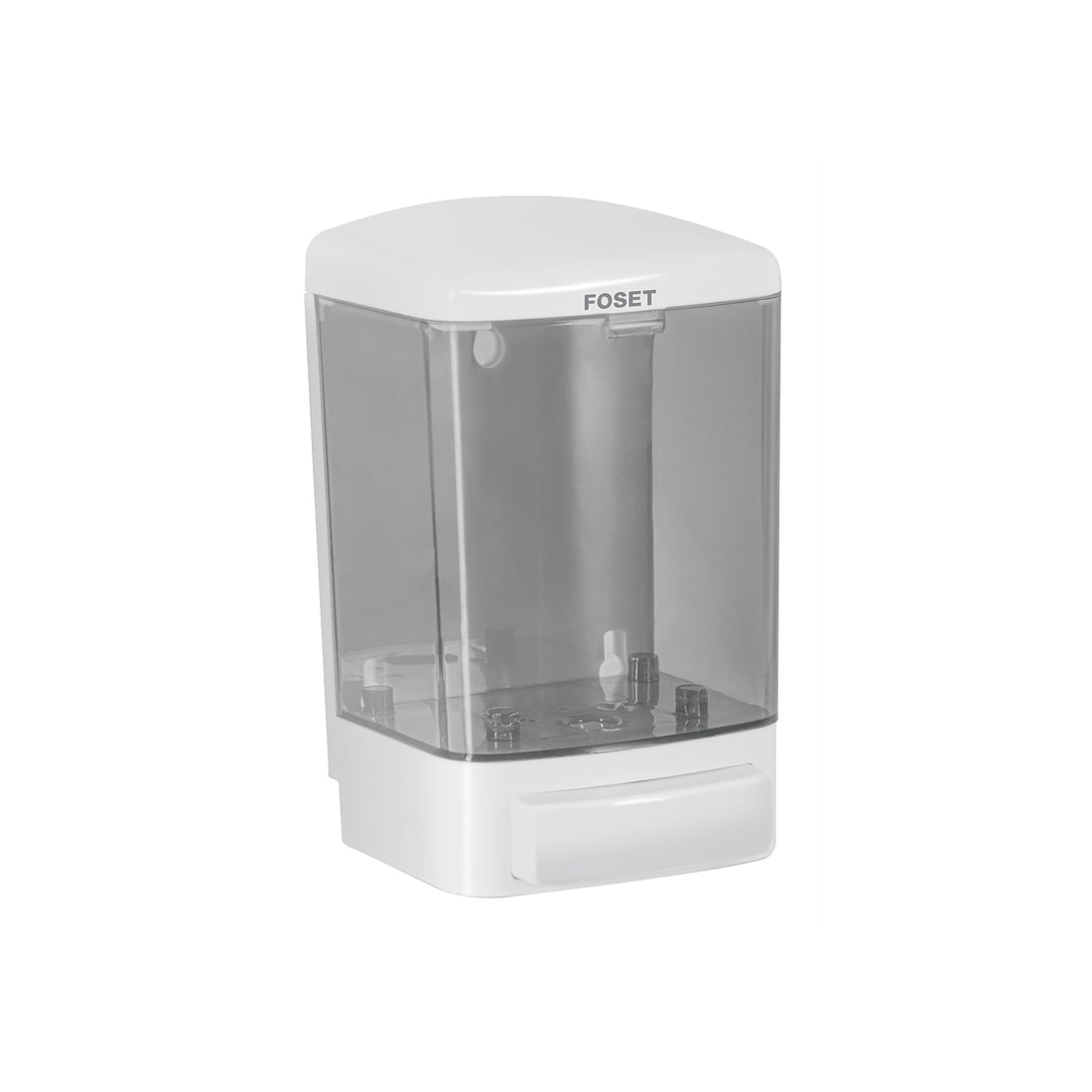 Dosificador para jabón líquido, blanco, FOSET BASIC