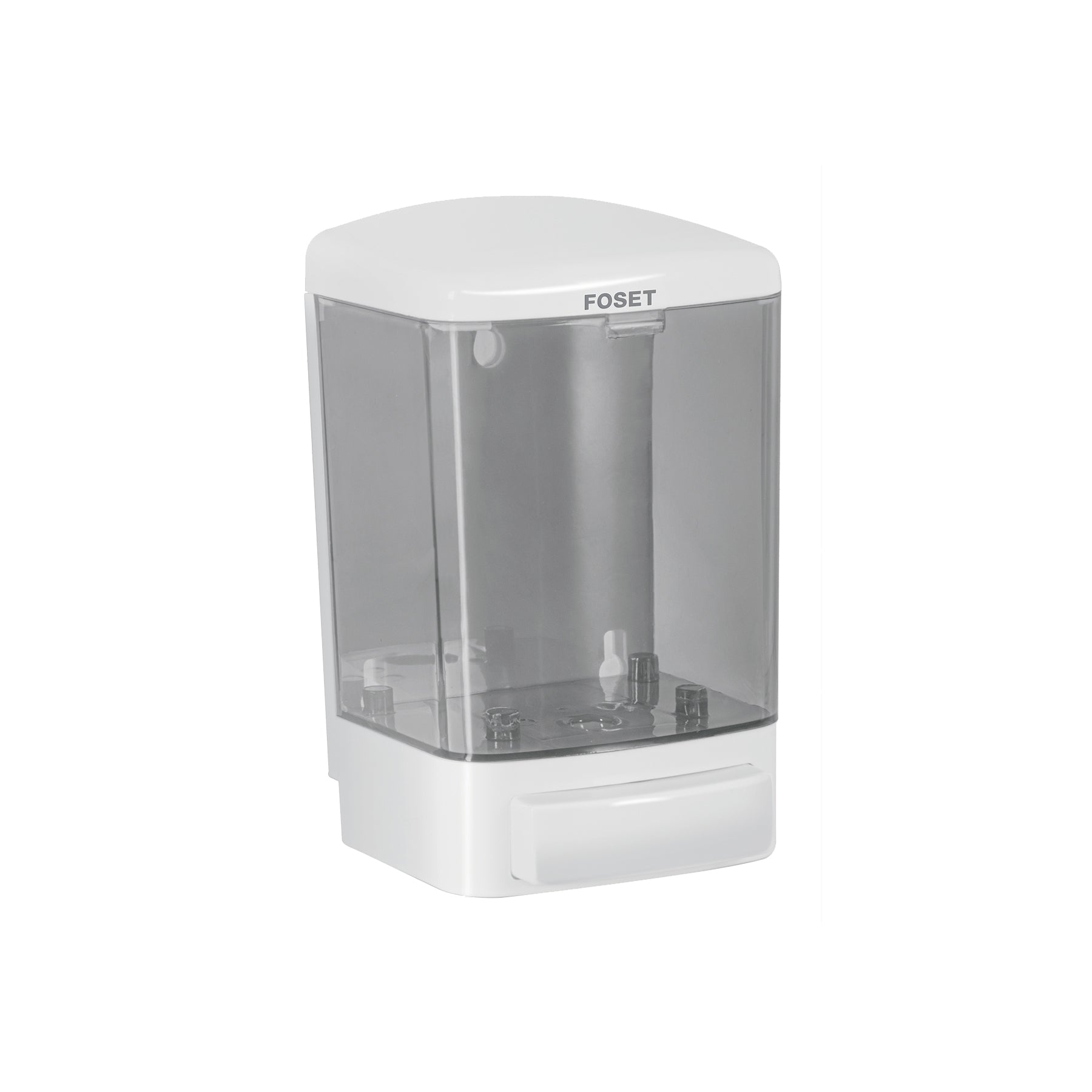 Dosificador para jabón líquido, blanco, FOSET BASIC