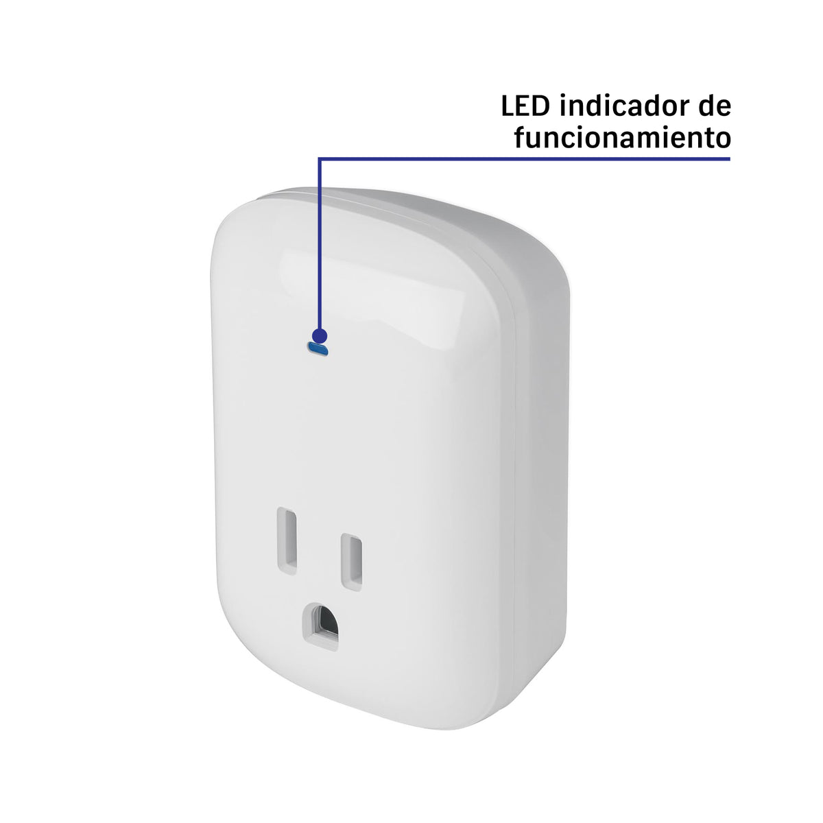 Adaptador con supresor de picos 1470 Joules, VOLTECK