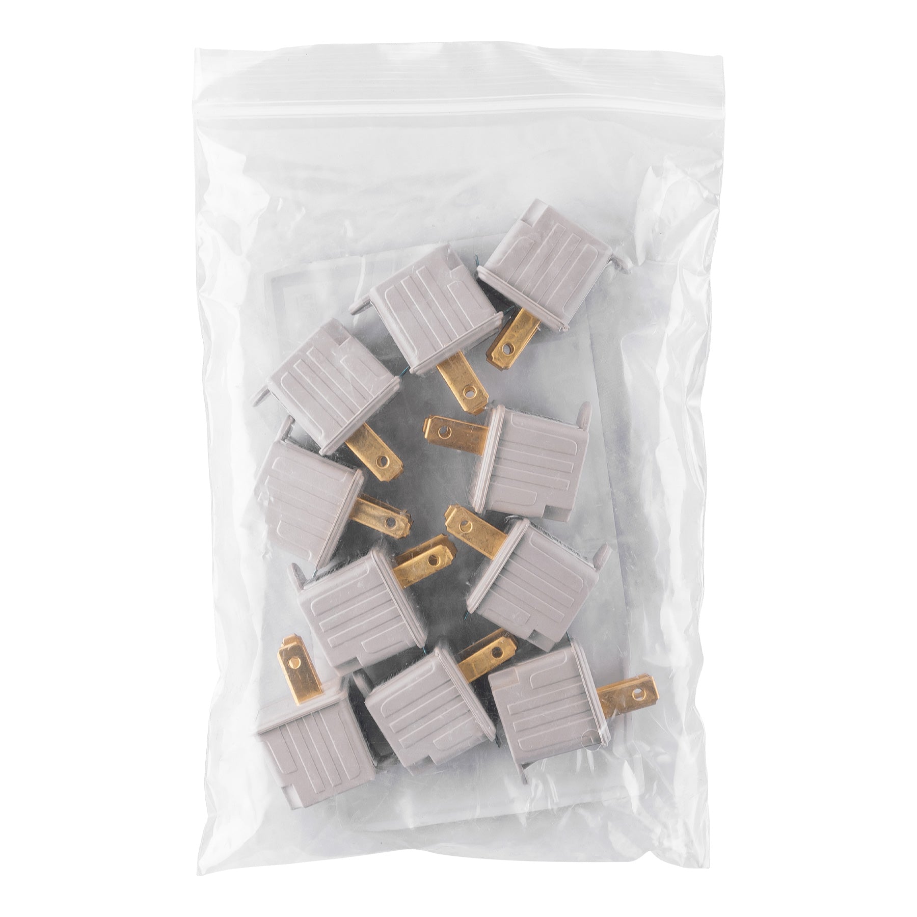Adaptador 3 a 2, gris, a granel, VOLTECK