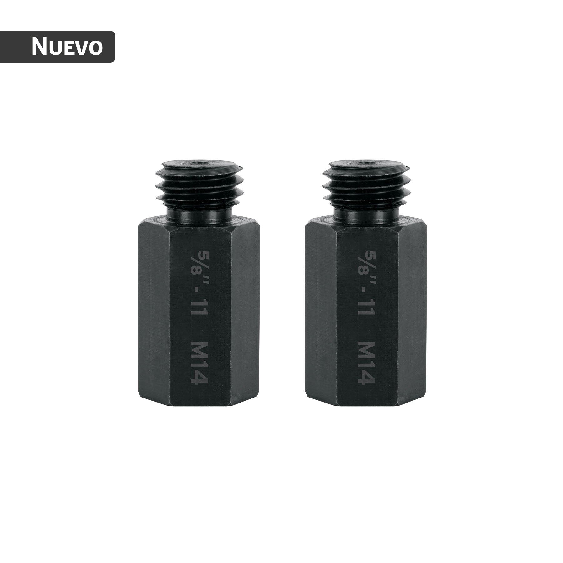 Juego 2 adaptadores para borlas doble cara, 5/8"-11, TRUPER