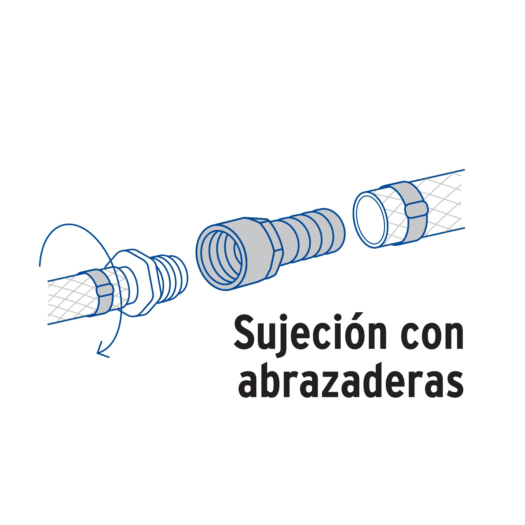 Adaptador hembra de latón 1/2" para manguera, FOSET