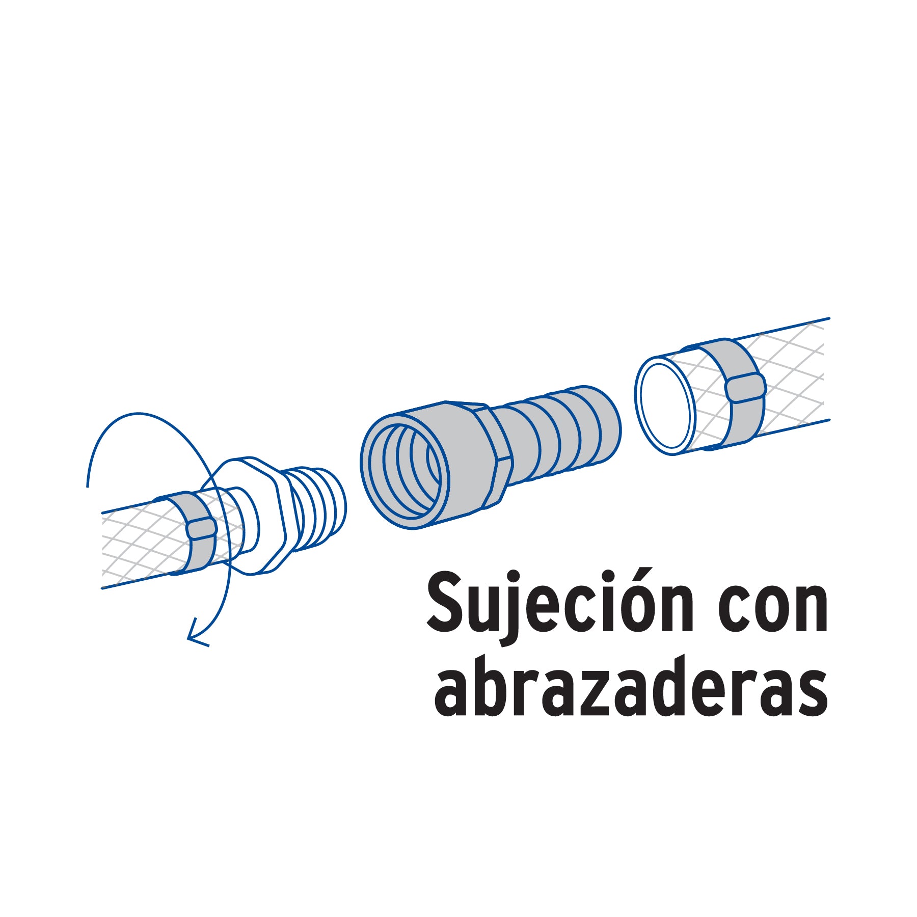 Adaptador hembra de latón 1" para manguera, FOSET
