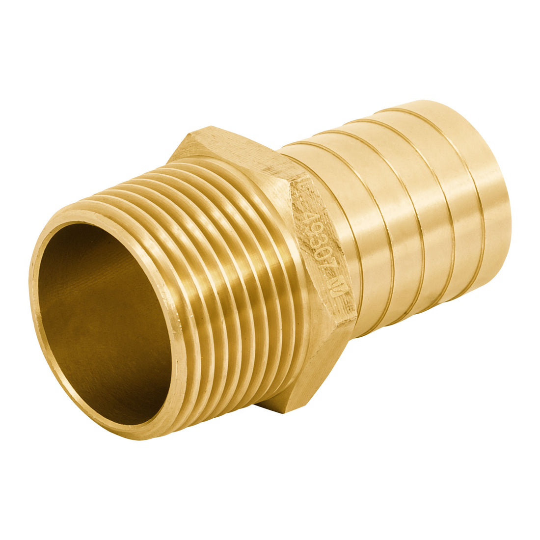 Adaptador macho de latón 1" para manguera, FOSET