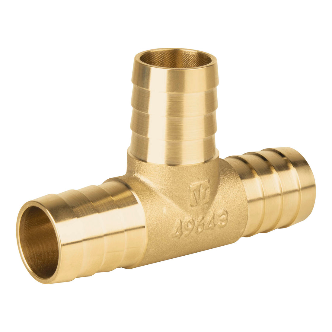 Tee inserción macho latón 1" para manguera, FOSET
