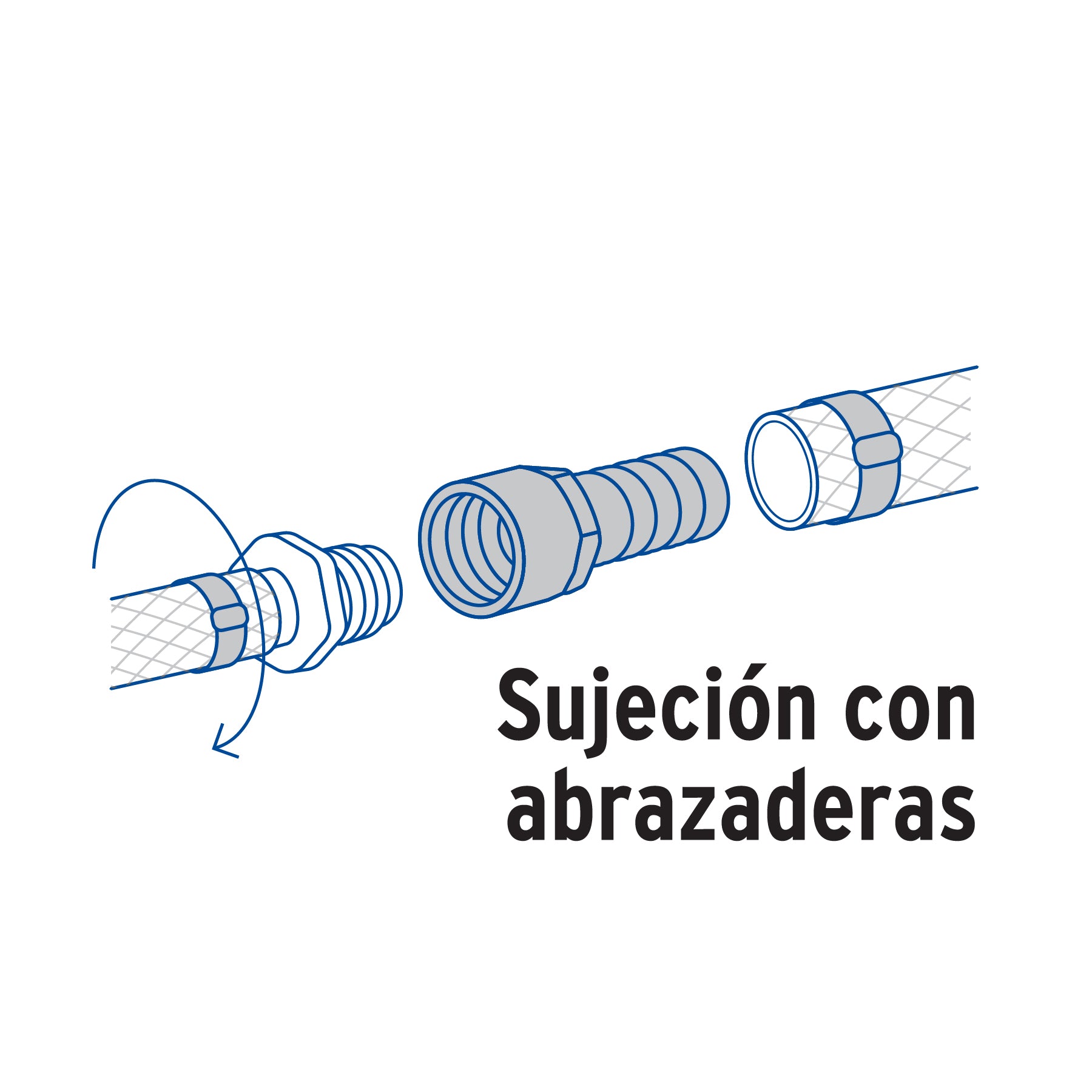 Adaptador hembra de latón 3/4" para manguera, FOSET