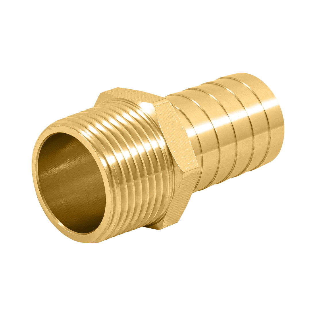 Adaptador macho de latón 3/4" para manguera, FOSET