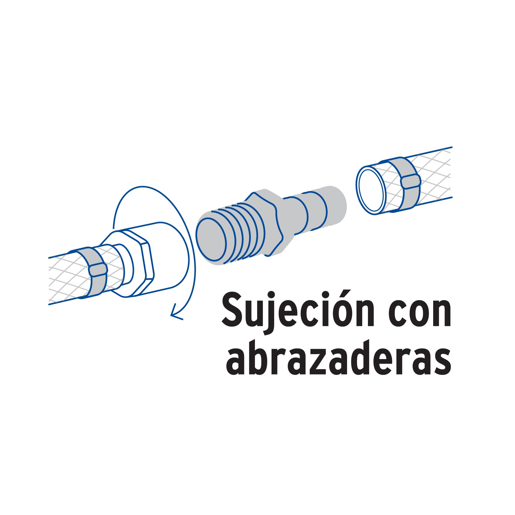 Adaptador macho de latón 3/4" para manguera, FOSET