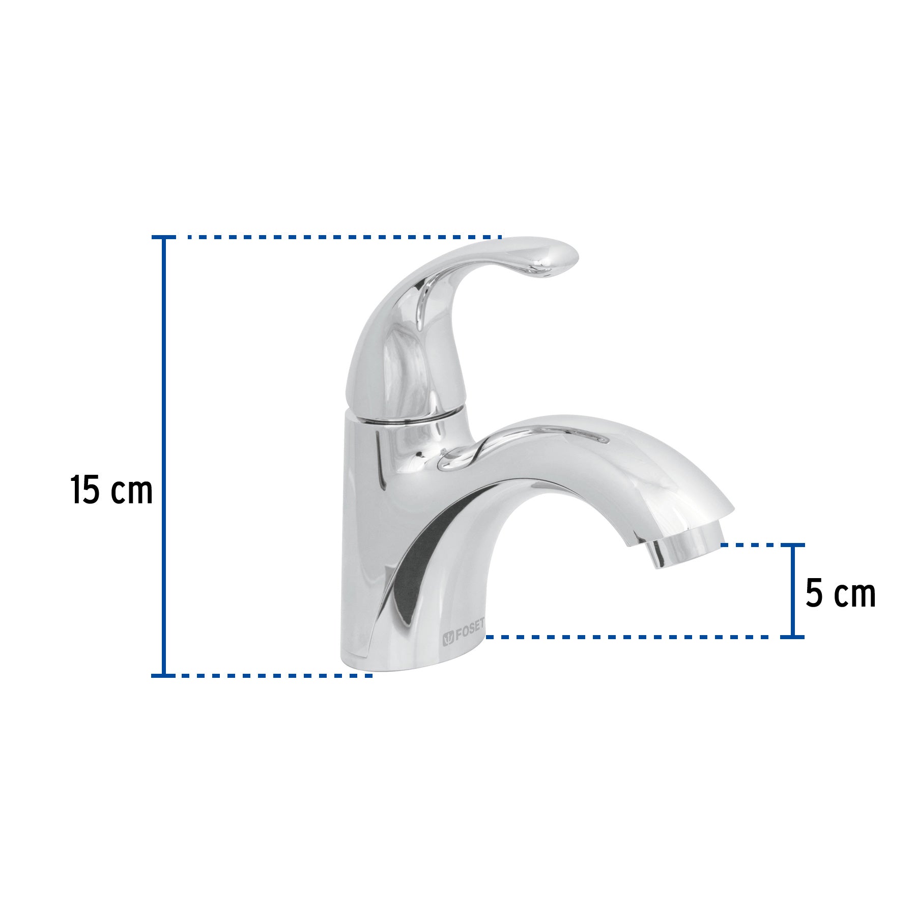Monomando corto para lavabo, FOSET AERO
