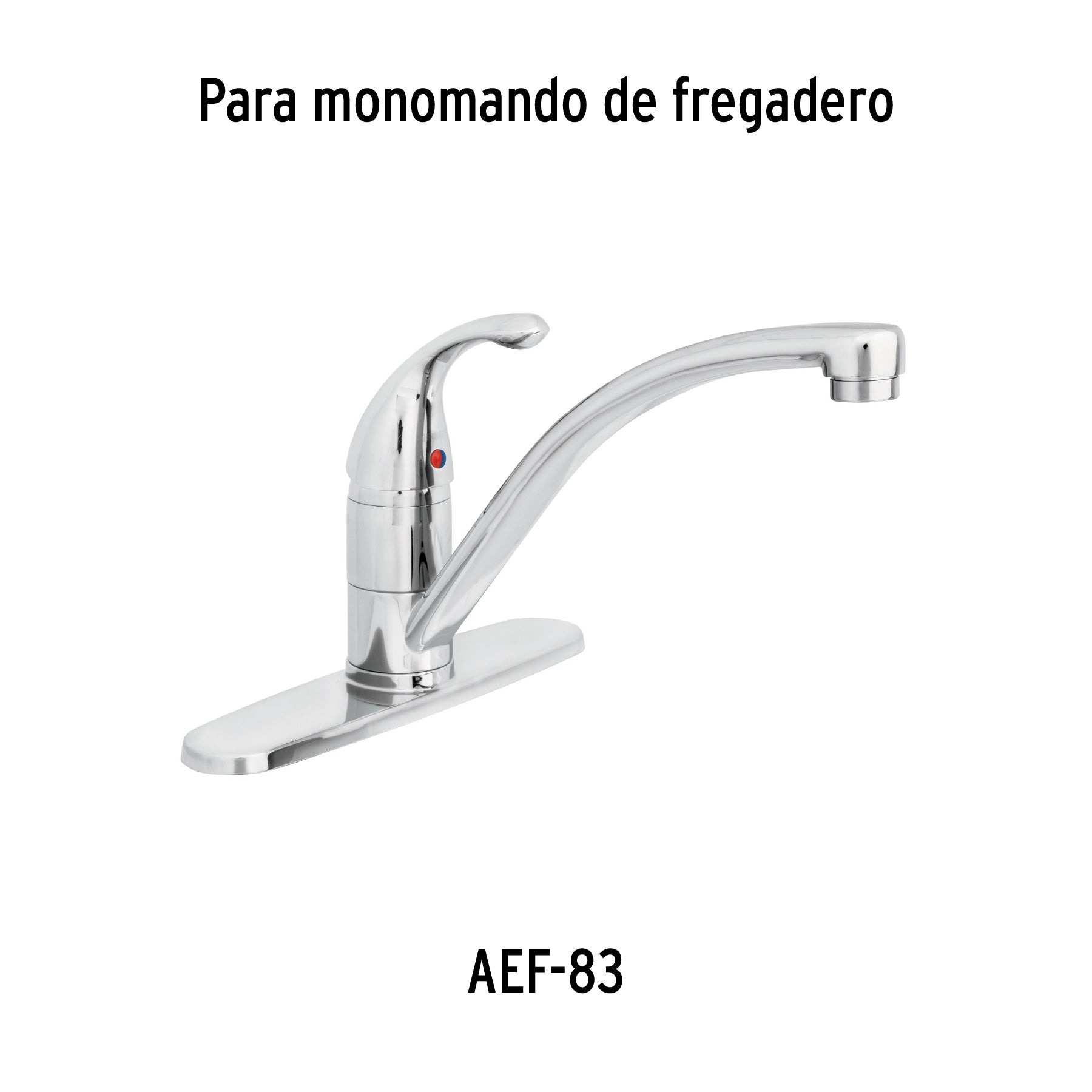 Maneral palanca para monomando fregadero AEF-83, cromo, AERO