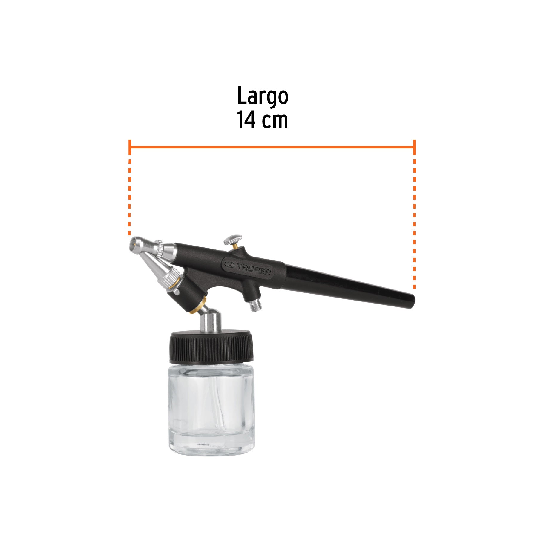 Pistola aerográfica de succión , TRUPER