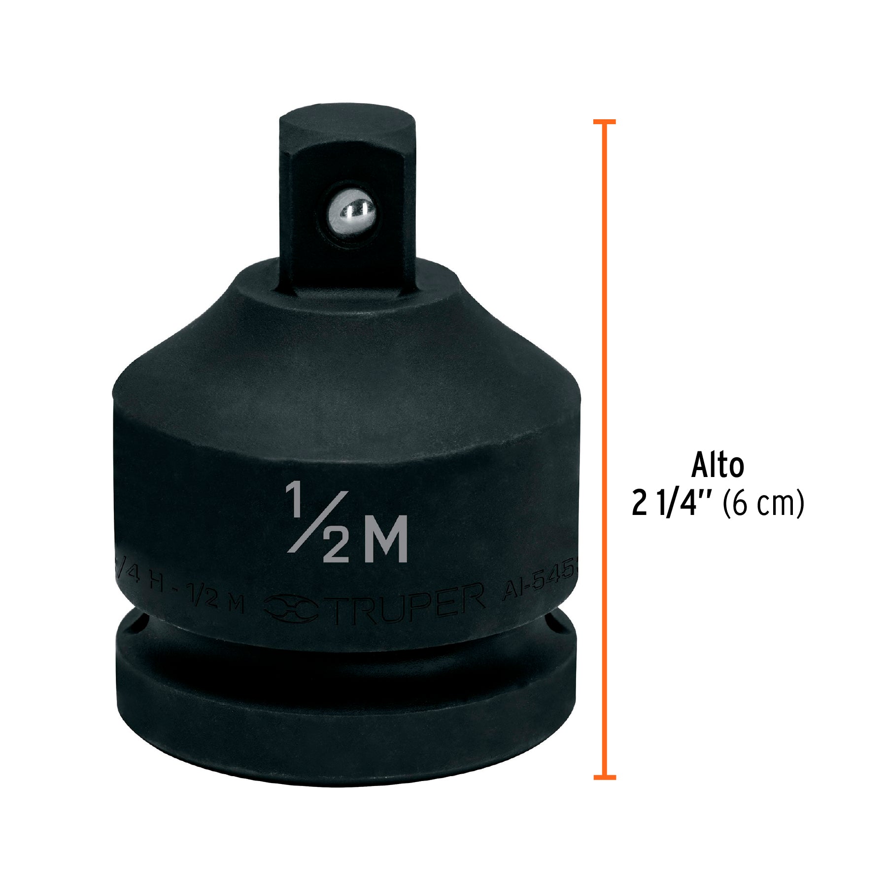 Adaptador de Impacto 3/4" (H) x 1/2" (M), TRUPER
