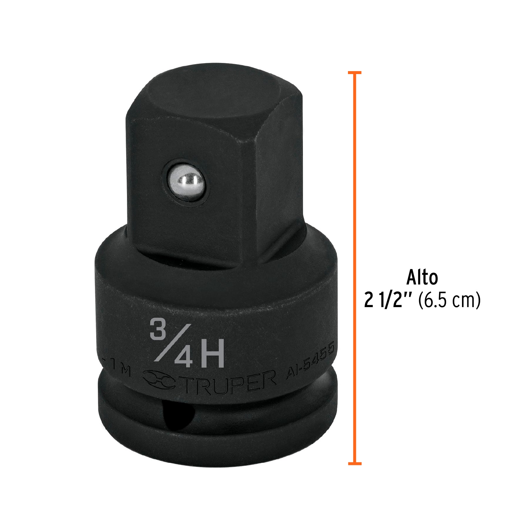 Adaptador de Impacto 3/4" (H) x 1" (M), TRUPER