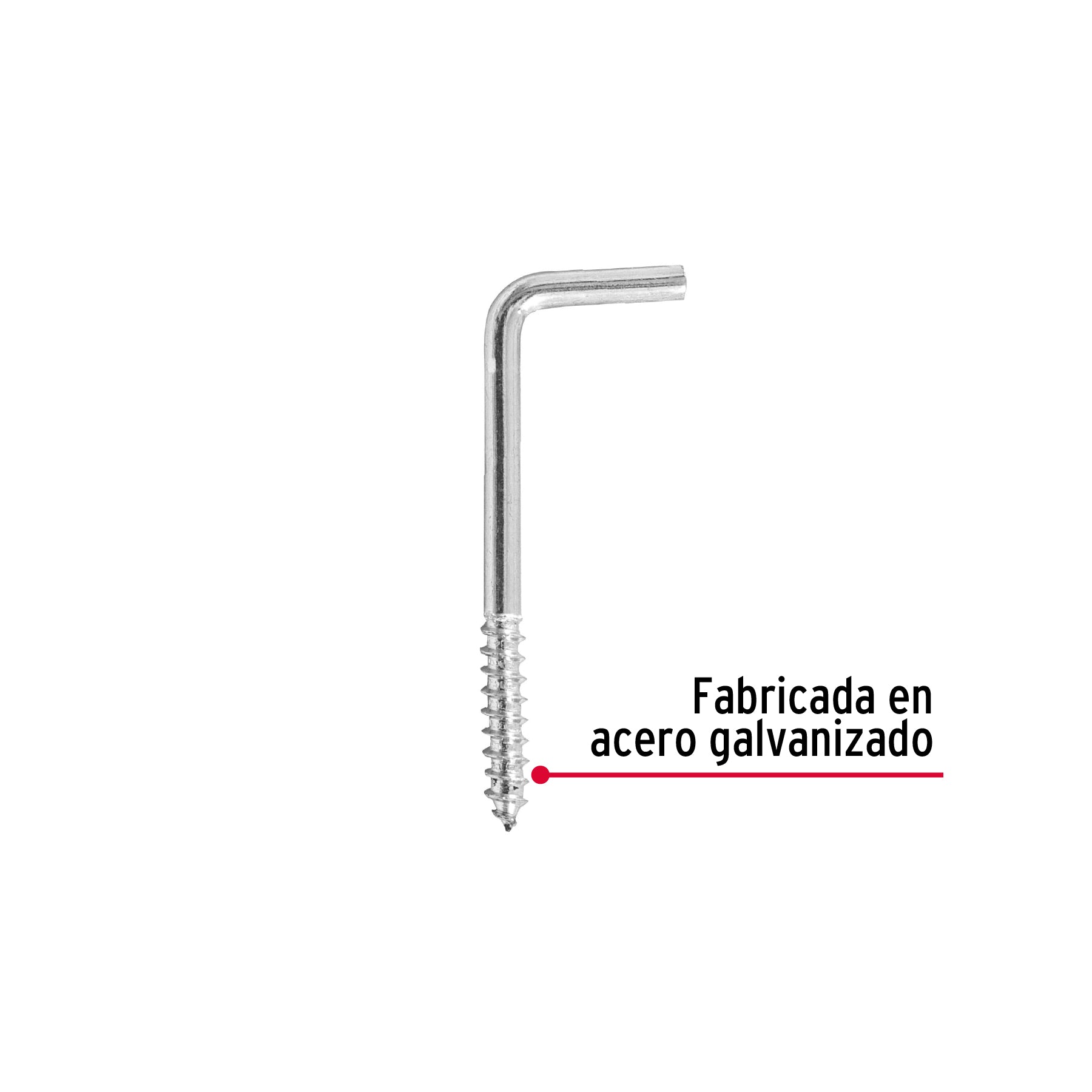 Bolsa con 144 alcayatas roscadas de 19 X 60, FIERO