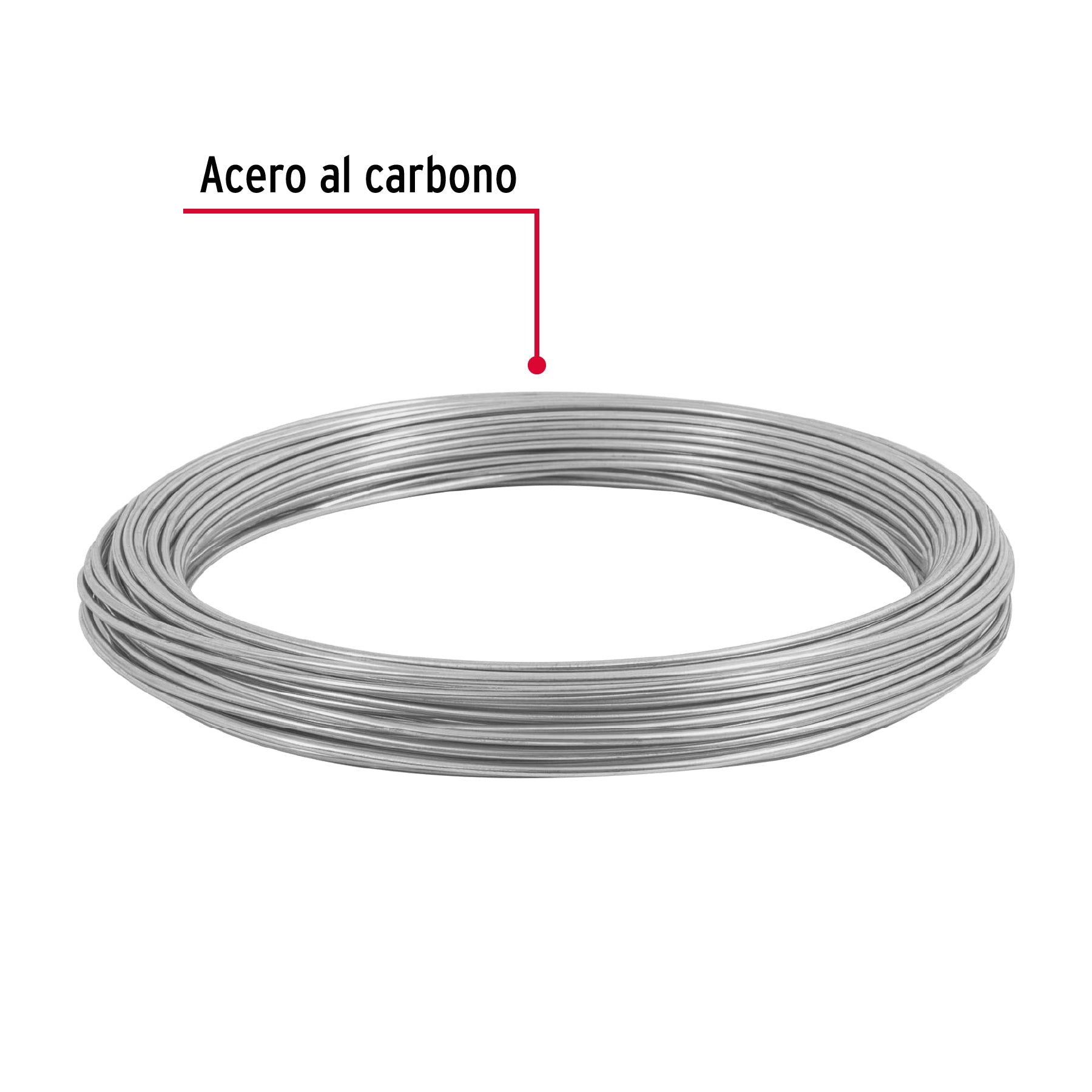 Kilo de alambre galvanizado, calibre 12.5, FIERO