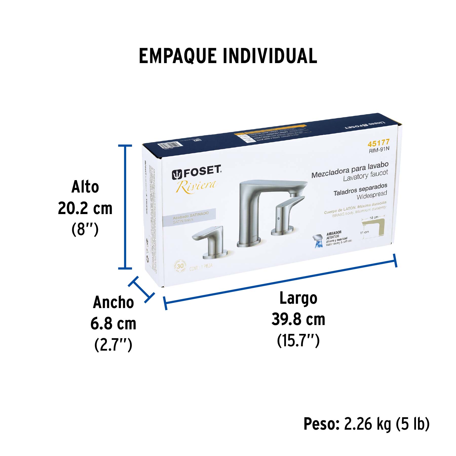 Rollo de 30 g de alambre galvanizado calibre 16, en bolsa - Empaque