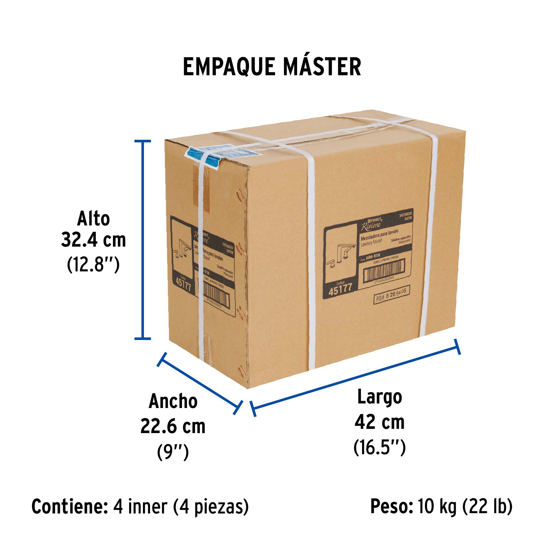 Rollo de 30 g de alambre galvanizado calibre 16, en bolsa - Empaque