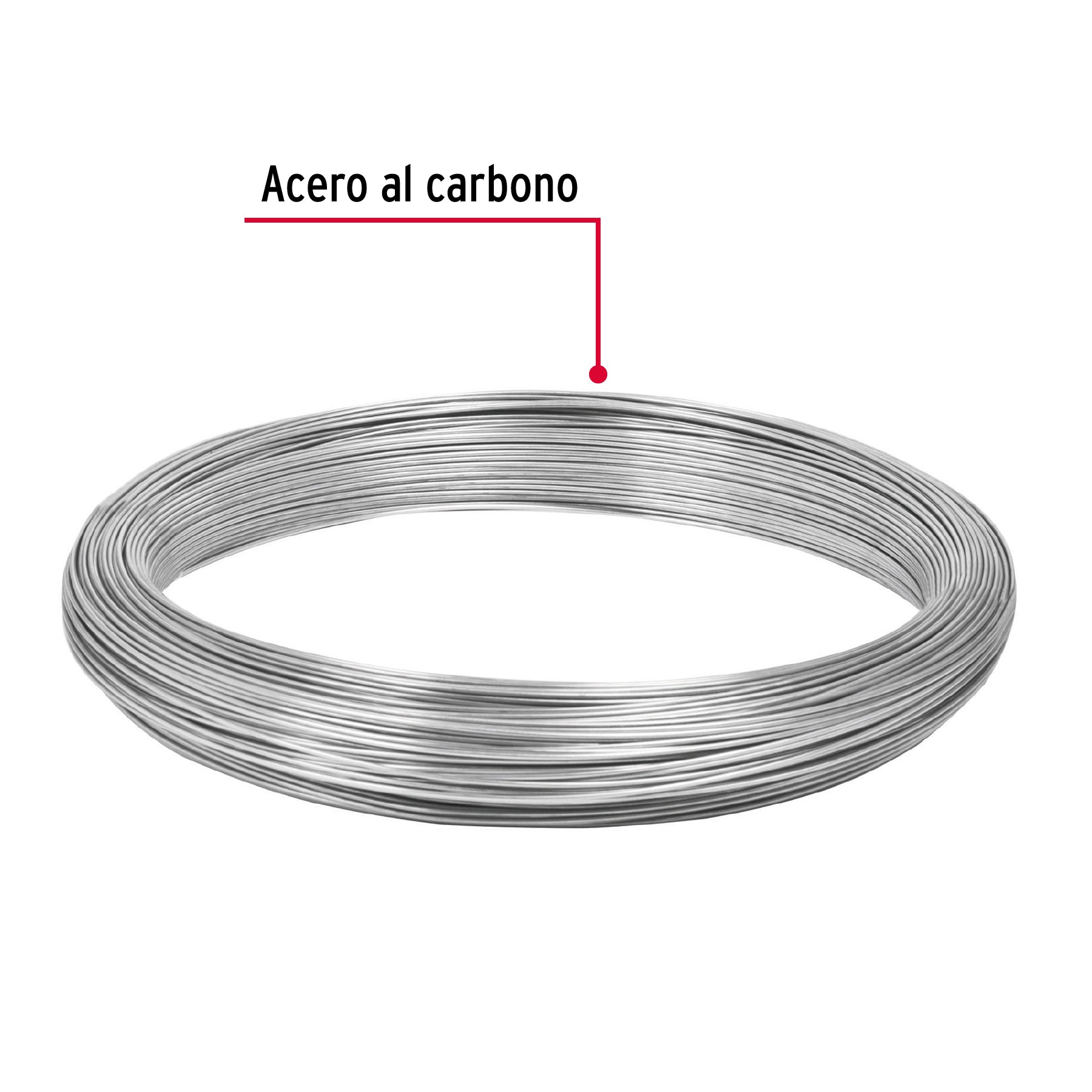 Kilo de alambre galvanizado, calibre 18, FIERO