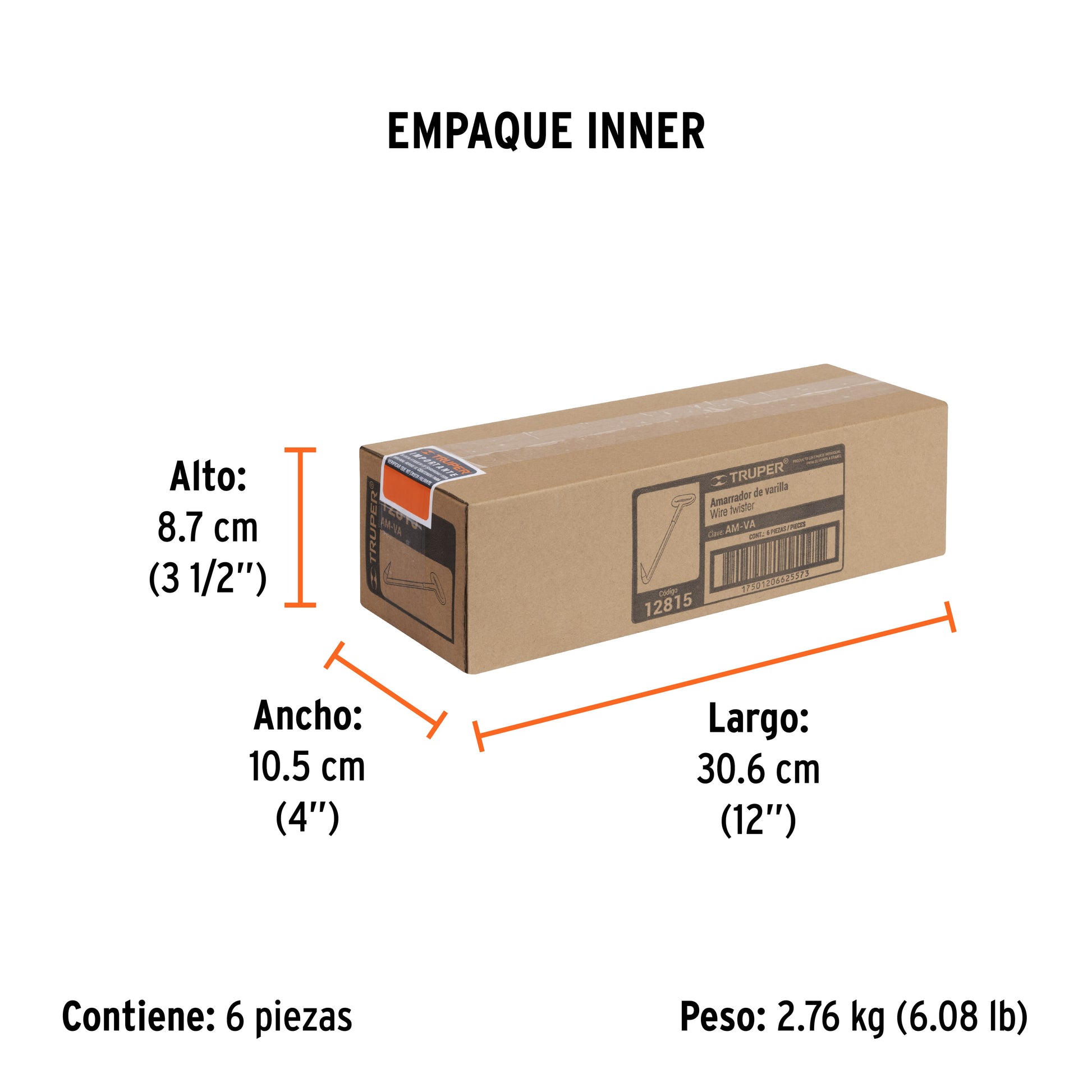 Amarrador de varillas, TRUPER - Empaque