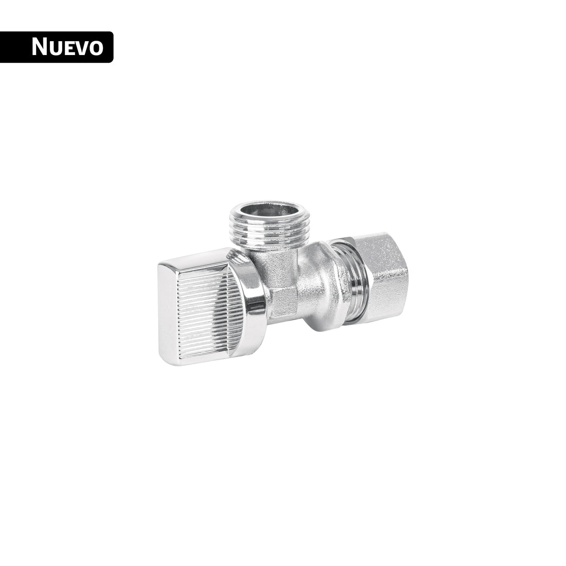 Llave angular 1/2", 1/4 de vuelta, barrilito, BASIC