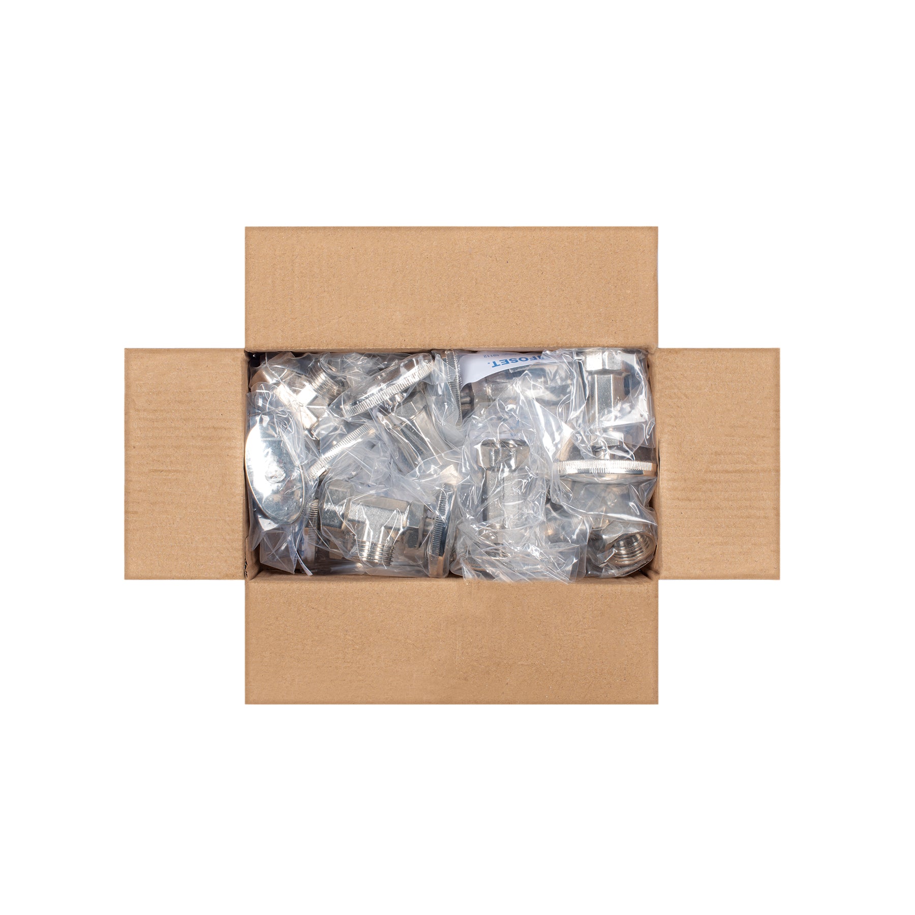 Llave angular 1/2", multivuelta, roscable, BASIC