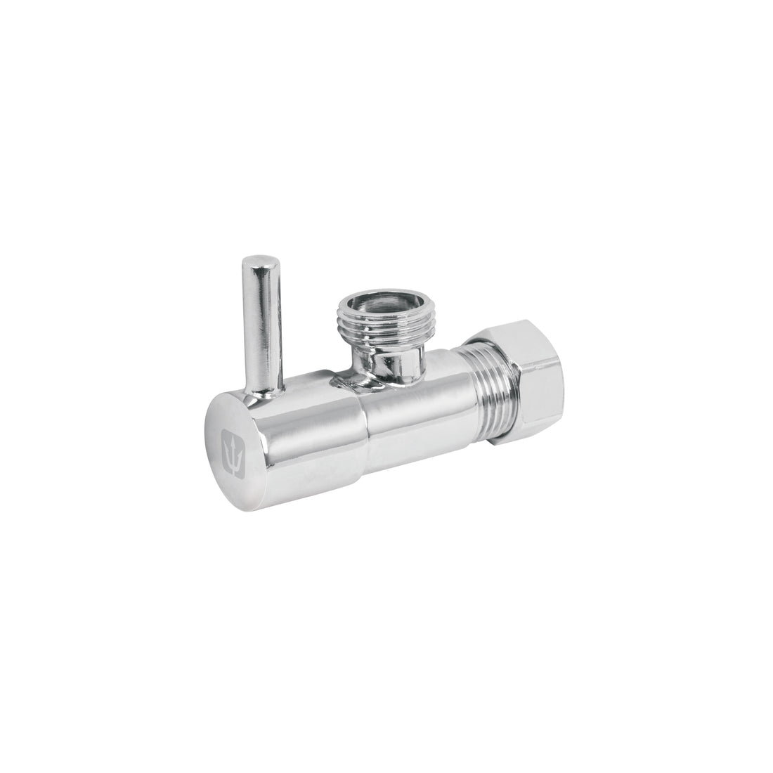 Llave angular 1/2",1/4 de vuelta, barrilito, maneral palanca