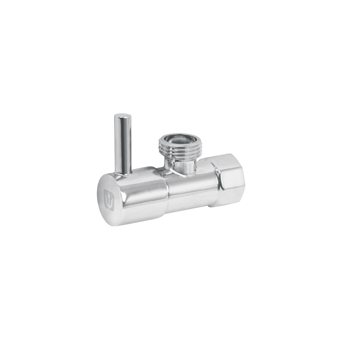 Llave angular 1/2",1/4 de vuelta, roscable, maneral palanca