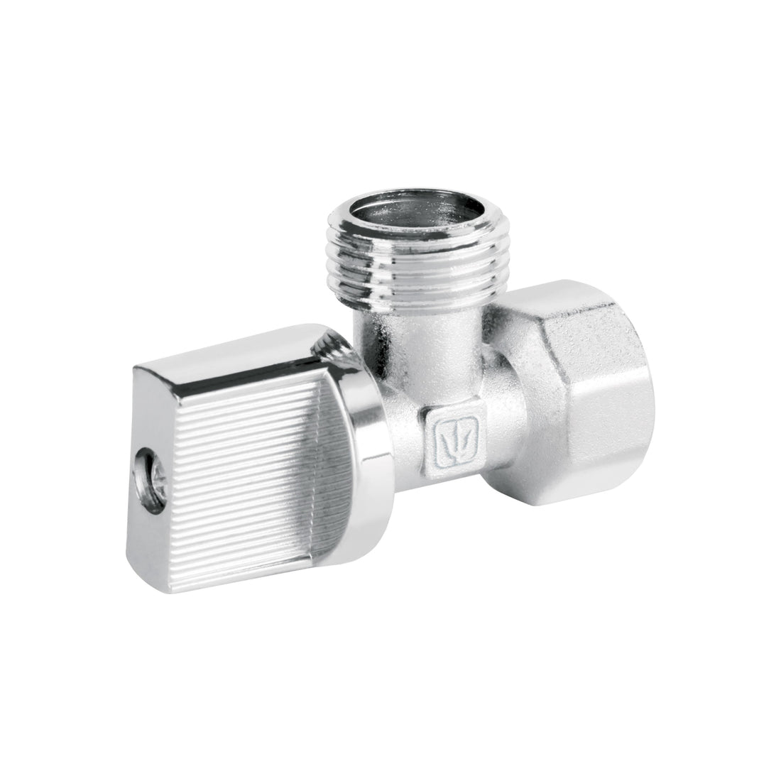 Llave angular 1/2", 1/4 de vuelta, roscable, blíster, BASIC