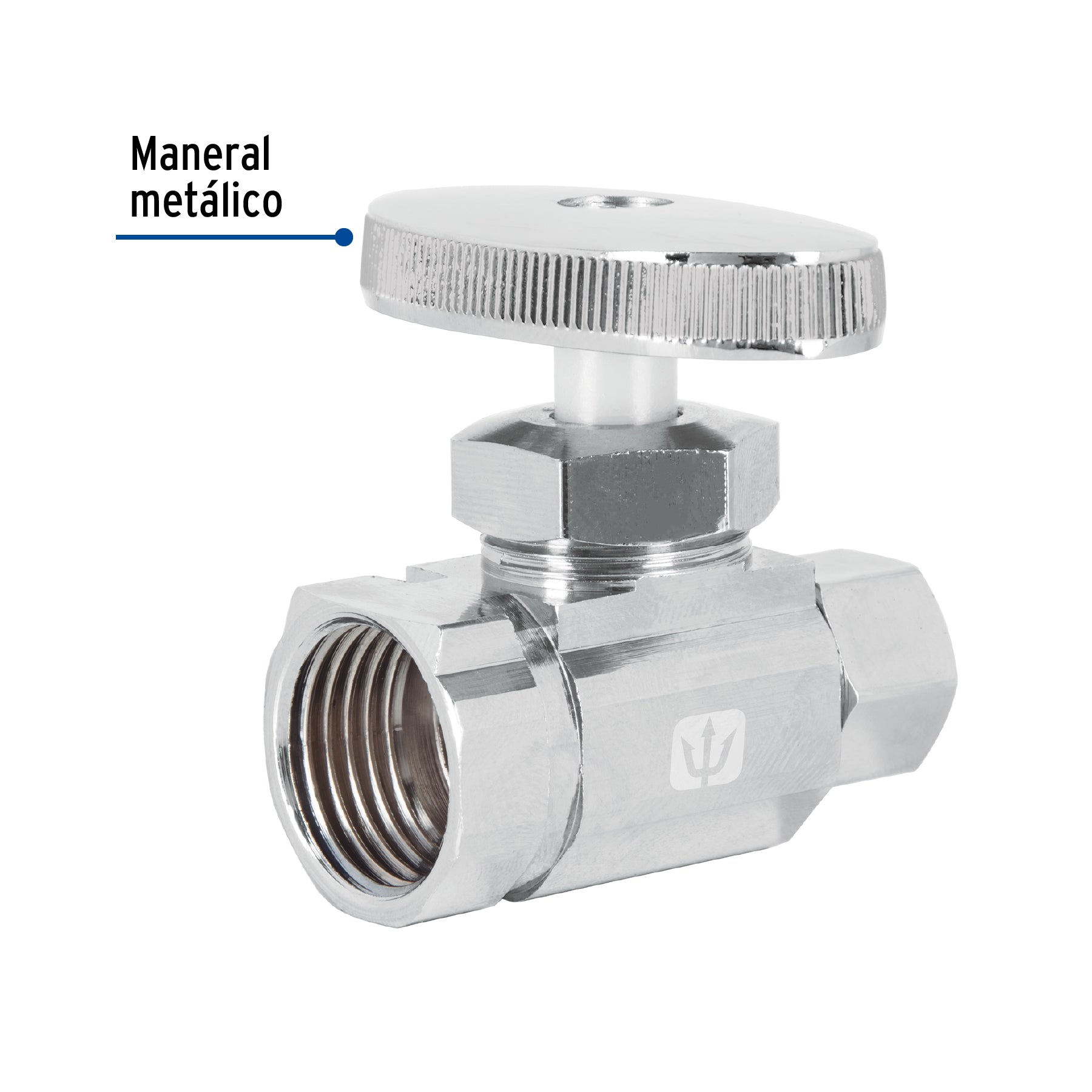 Llave angular recta 1/2 x 3/8", multivuelta,barrilito ,FOSET