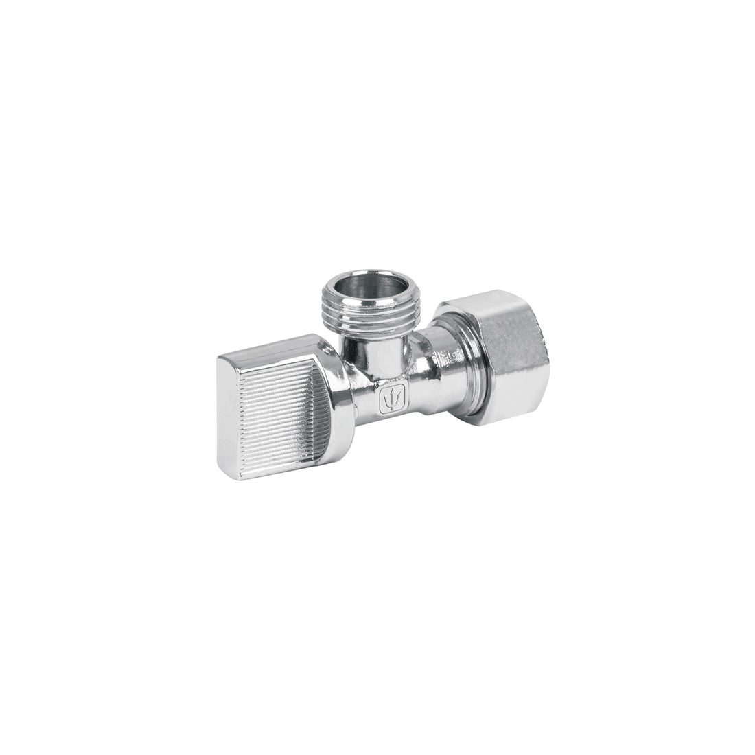 Llave angular 1/2" para CPVC, 1/4 vuelta, barrilito, FOSET