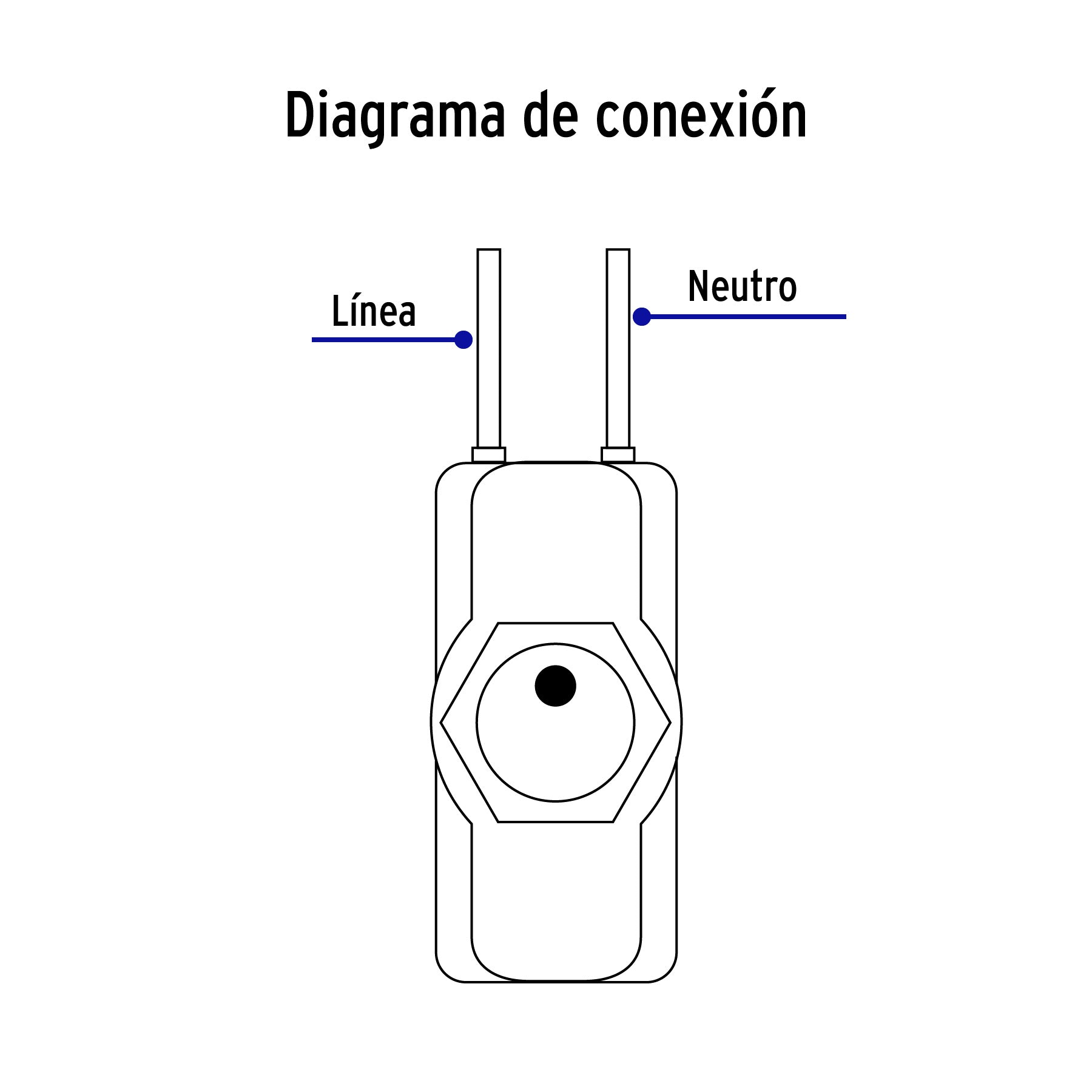 Interruptor de palanca con cable, 1 polo, on-off, VOLTECK