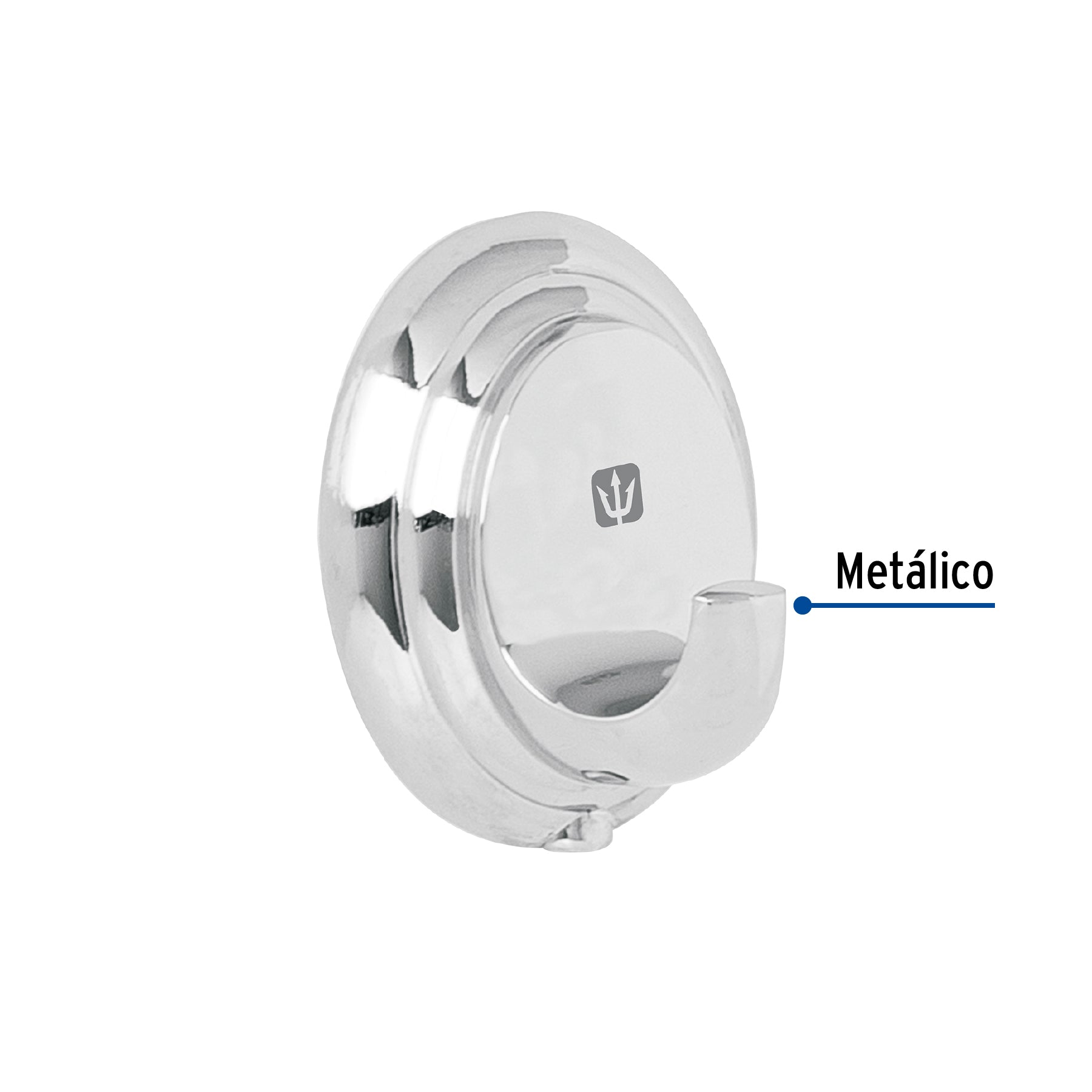 Gancho sencillo para toallas, cromo, FOSET AQUA