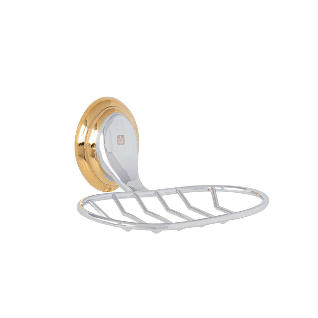 Jabonera de rejilla, cromo-oro, FOSET AQUA
