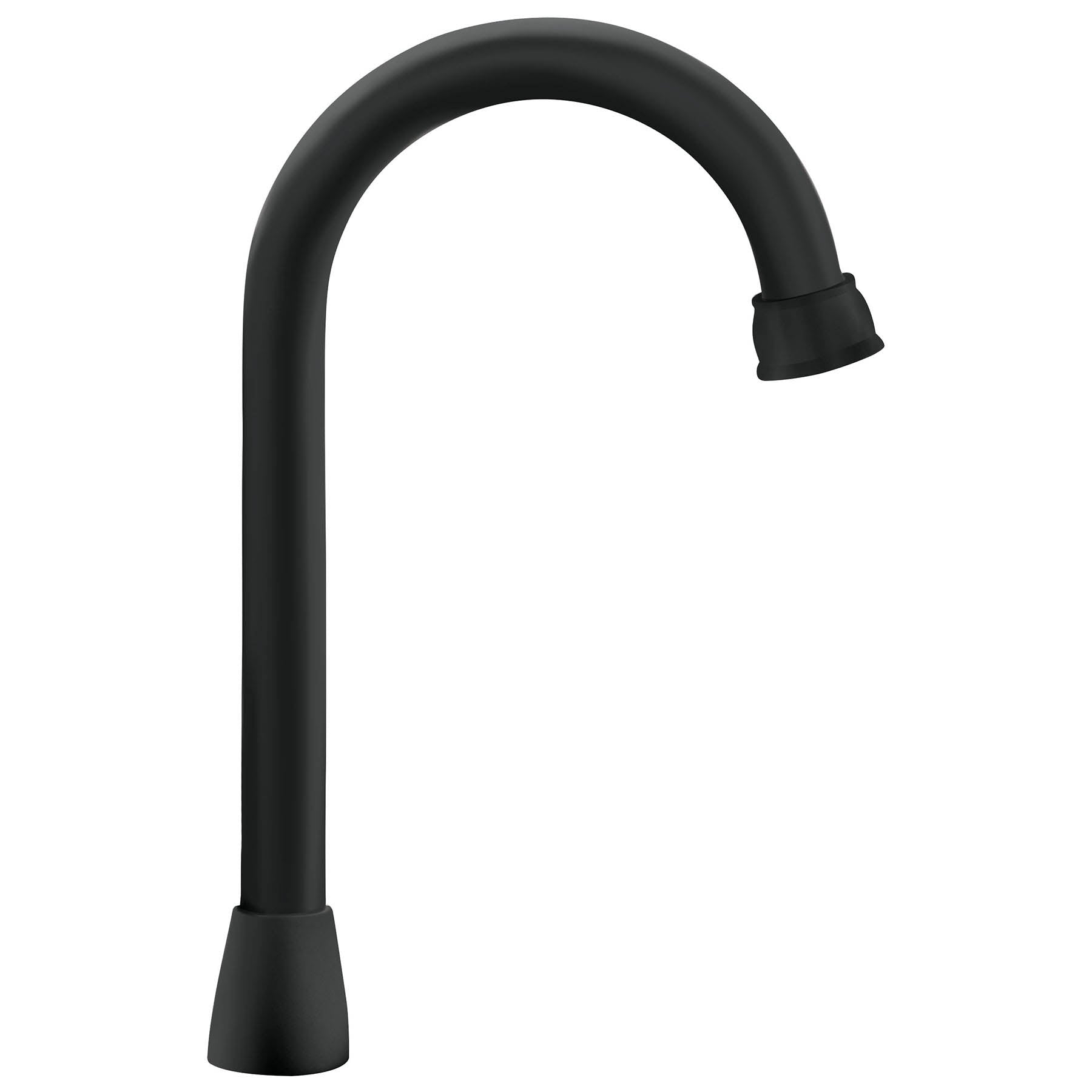 Cuello tipo bar para mezcladora de lavabo, negro mate, AQUA