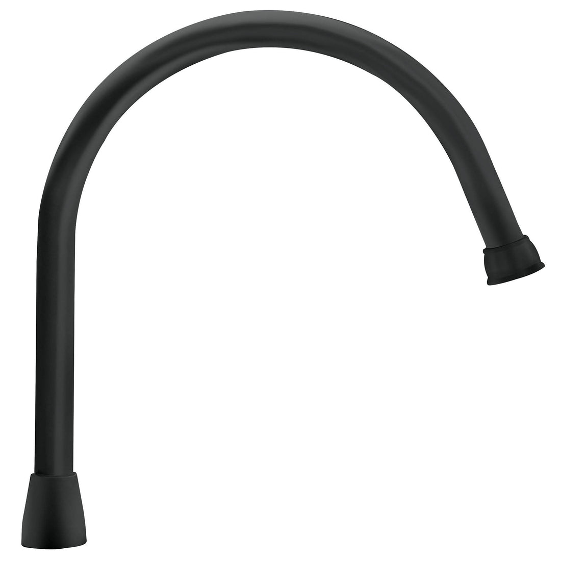 Cuello largo para mezcladora de fregadero, negro mate, AQUA
