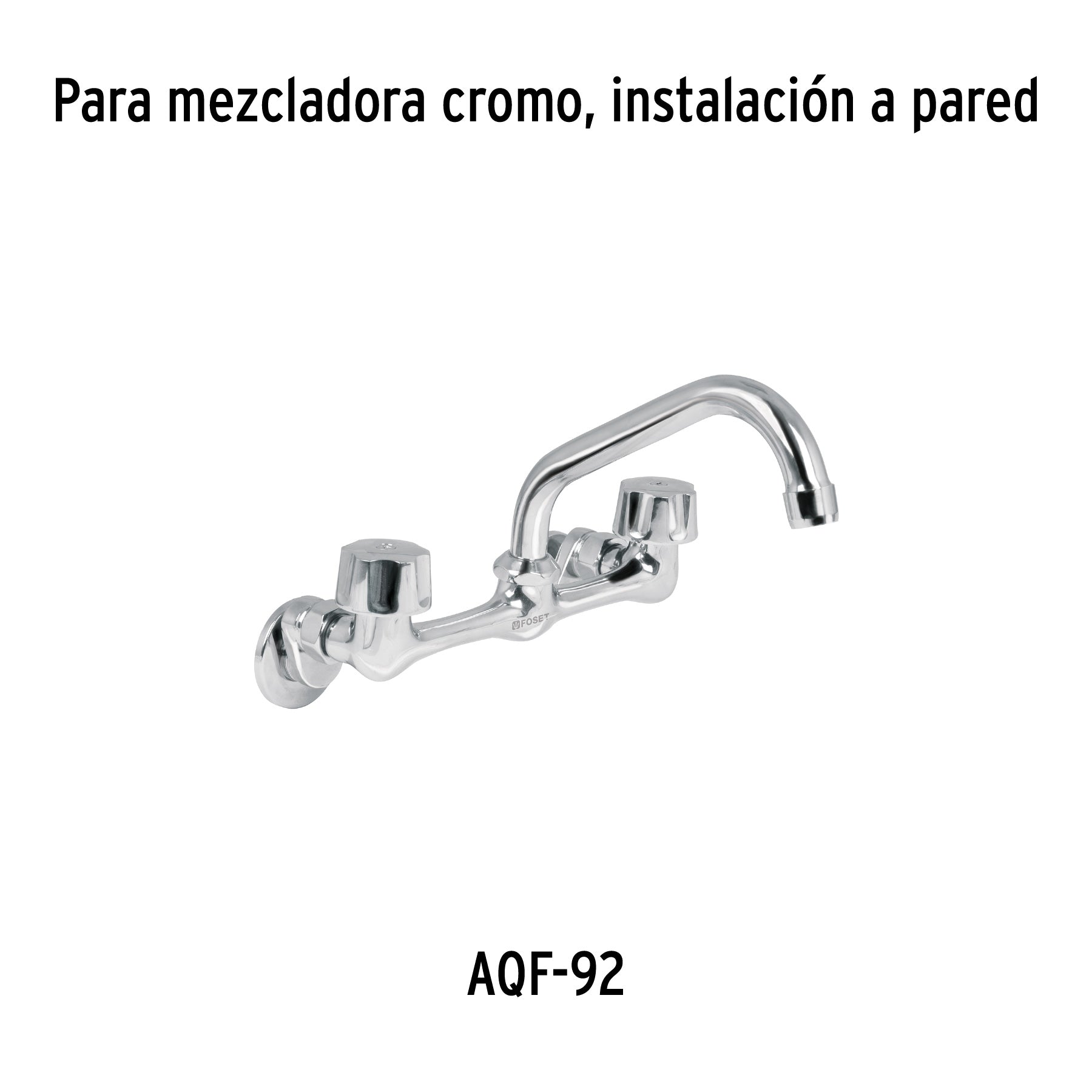 Jgo manerales hex para AQF-92 de pared, fregadero,cromo AQUA