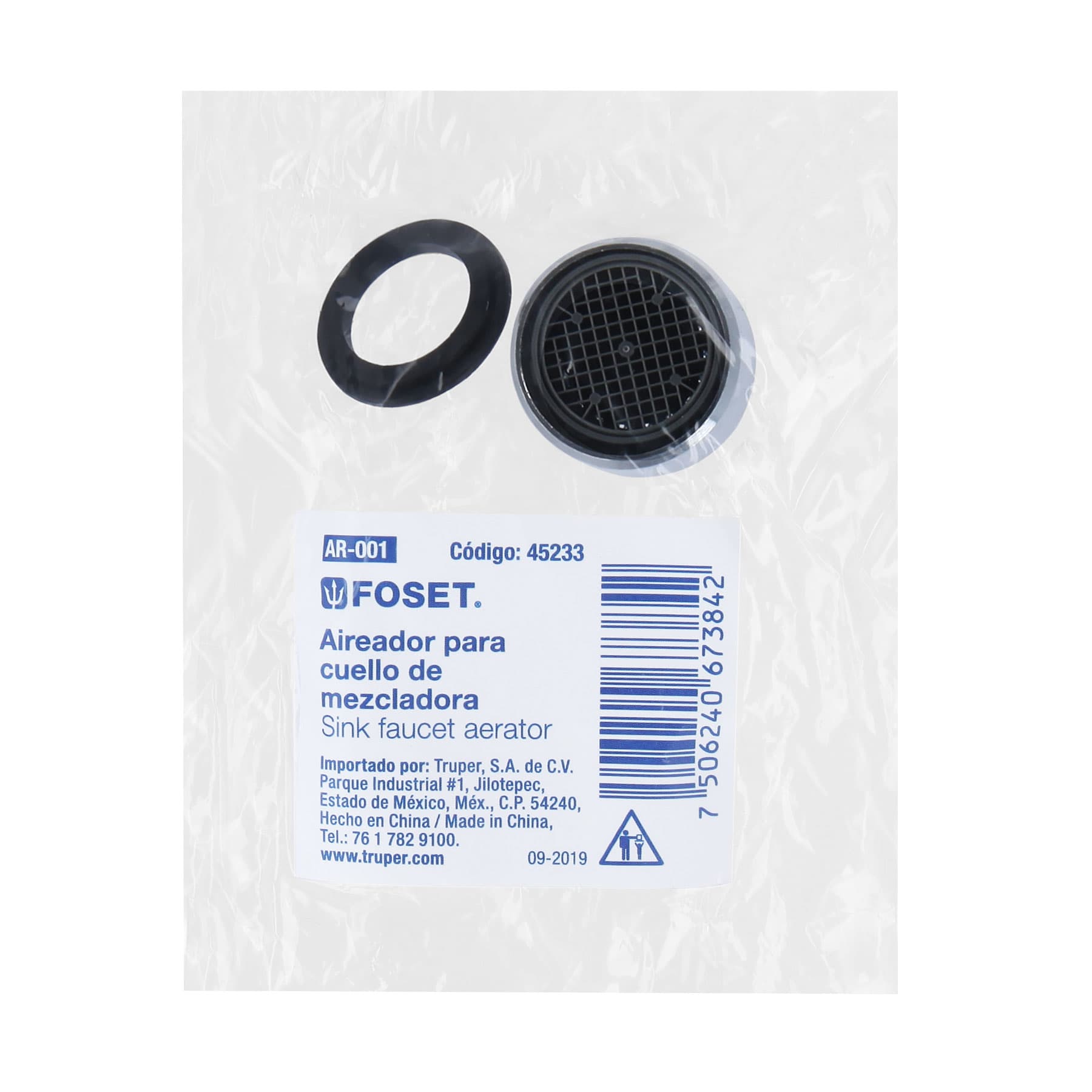 Aireador conexión hembra para cuello de mezcladora, FOSET