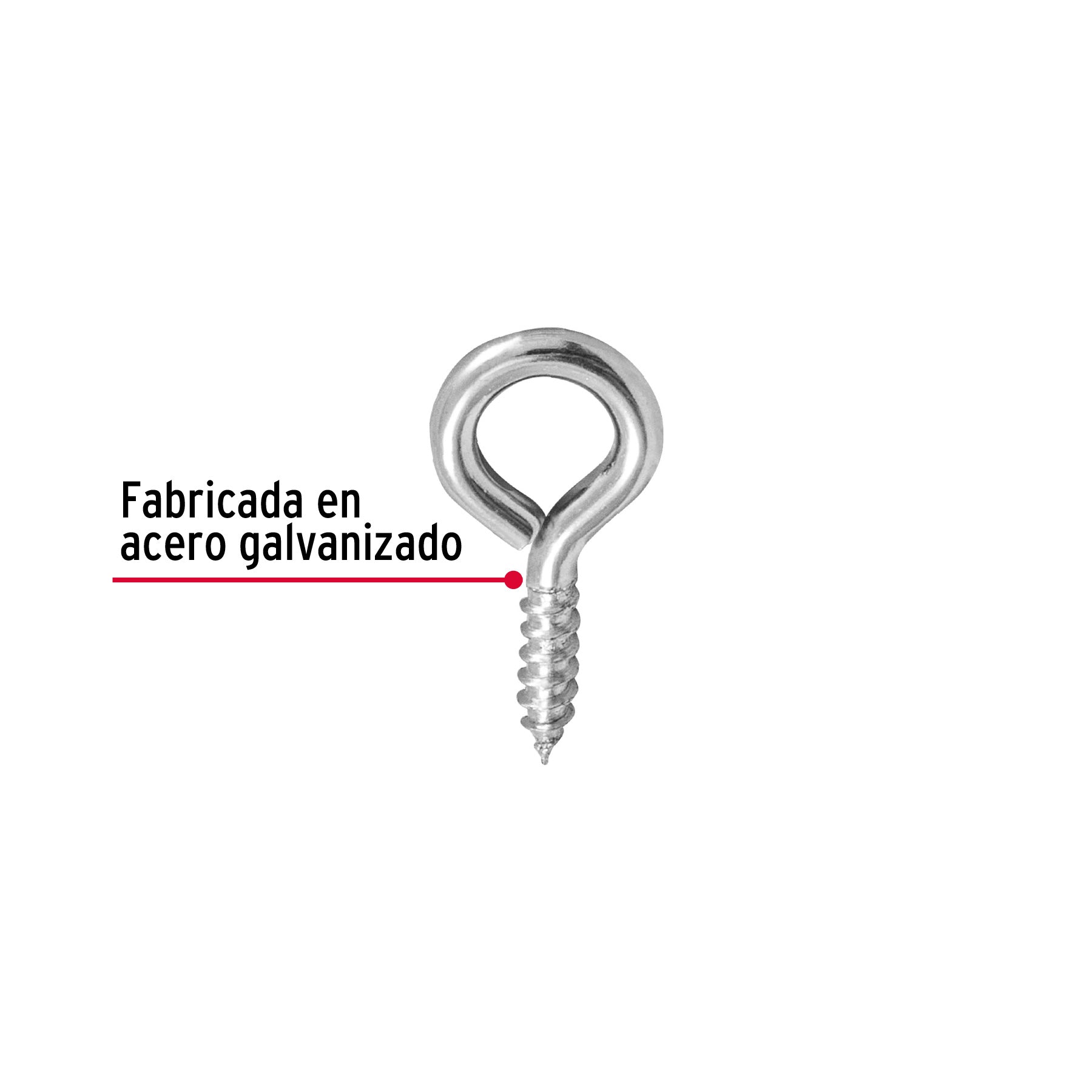 Blíster con 10 armellas cerradas de 18 x 50, FIERO